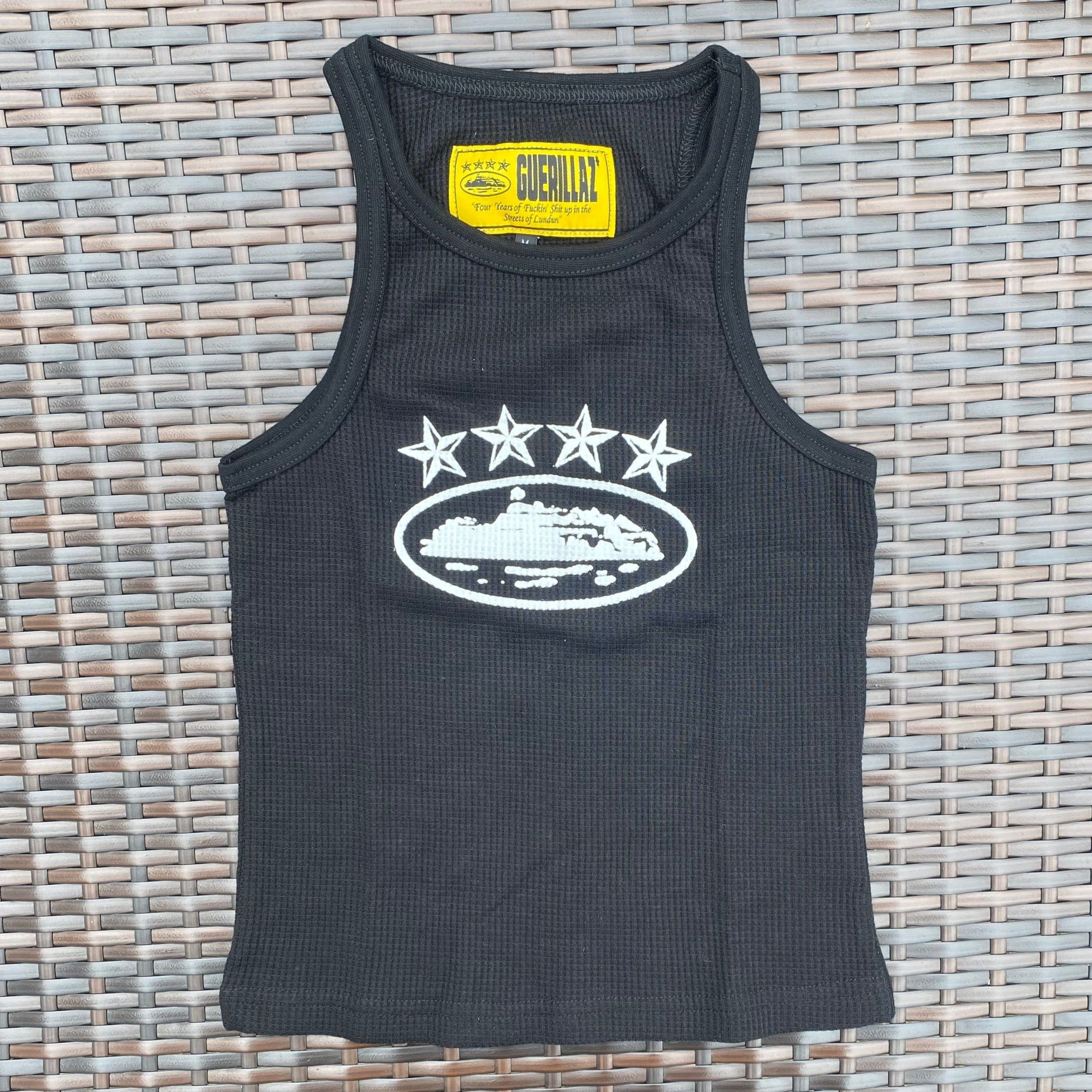 Corteiz Black/White "Allstarz" Vest