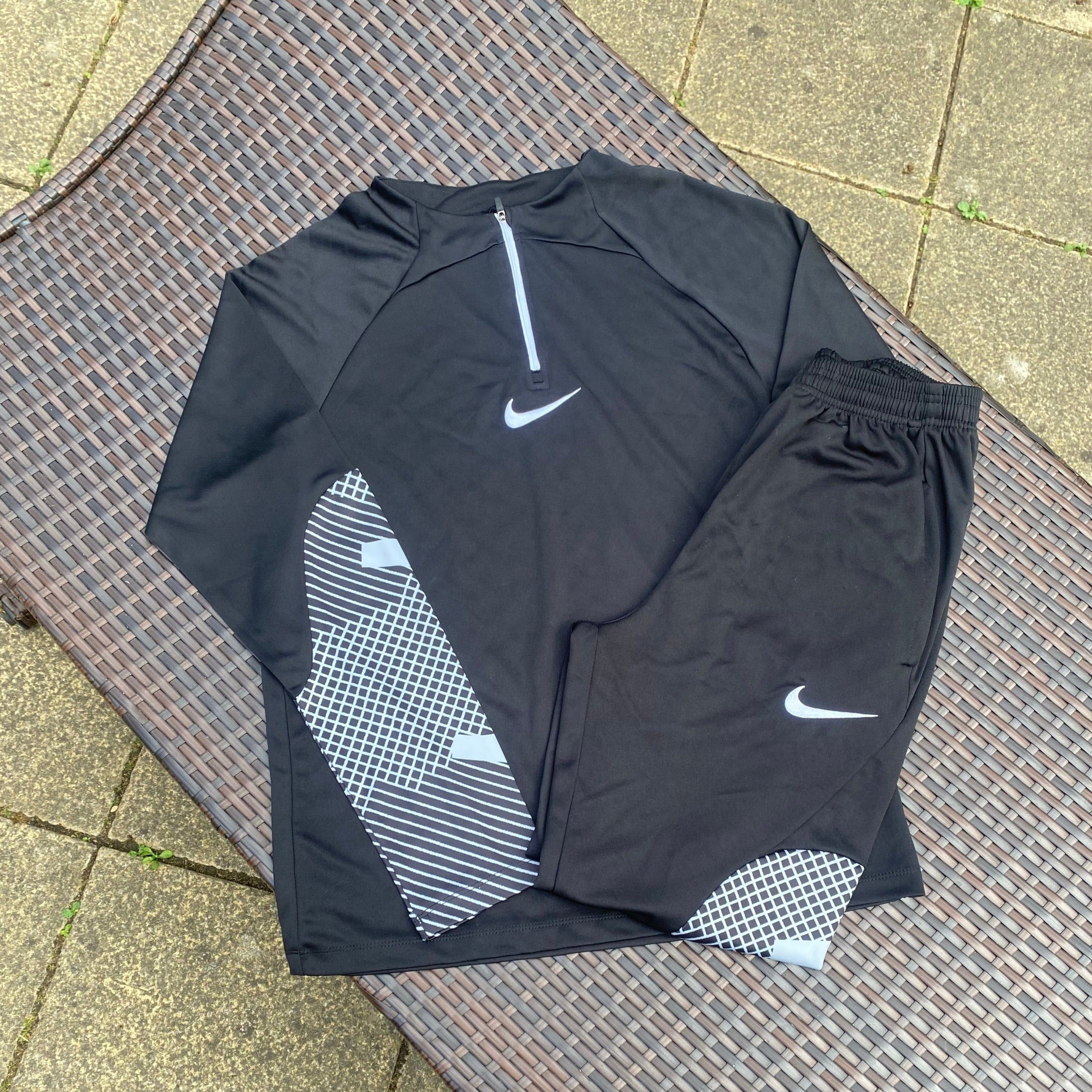 Nike Black "Dri Fit" Sportswear Tracksuit