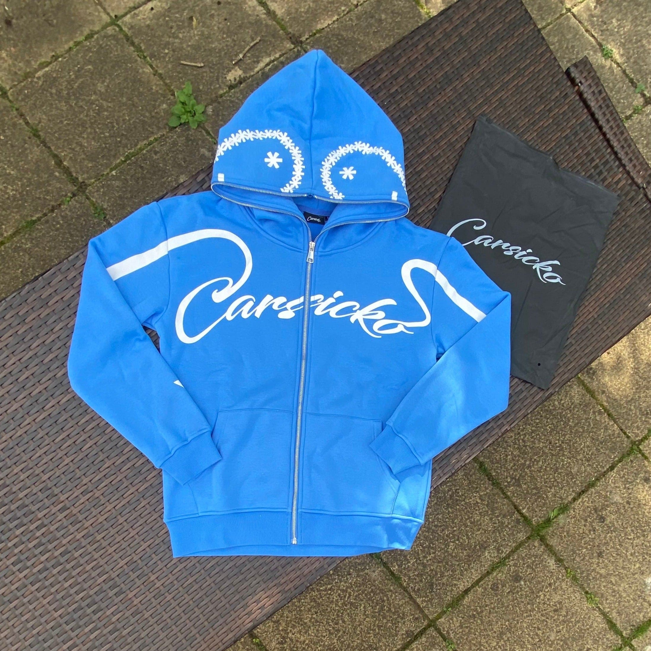Carsicko Blue "Love Spread" Hoodie