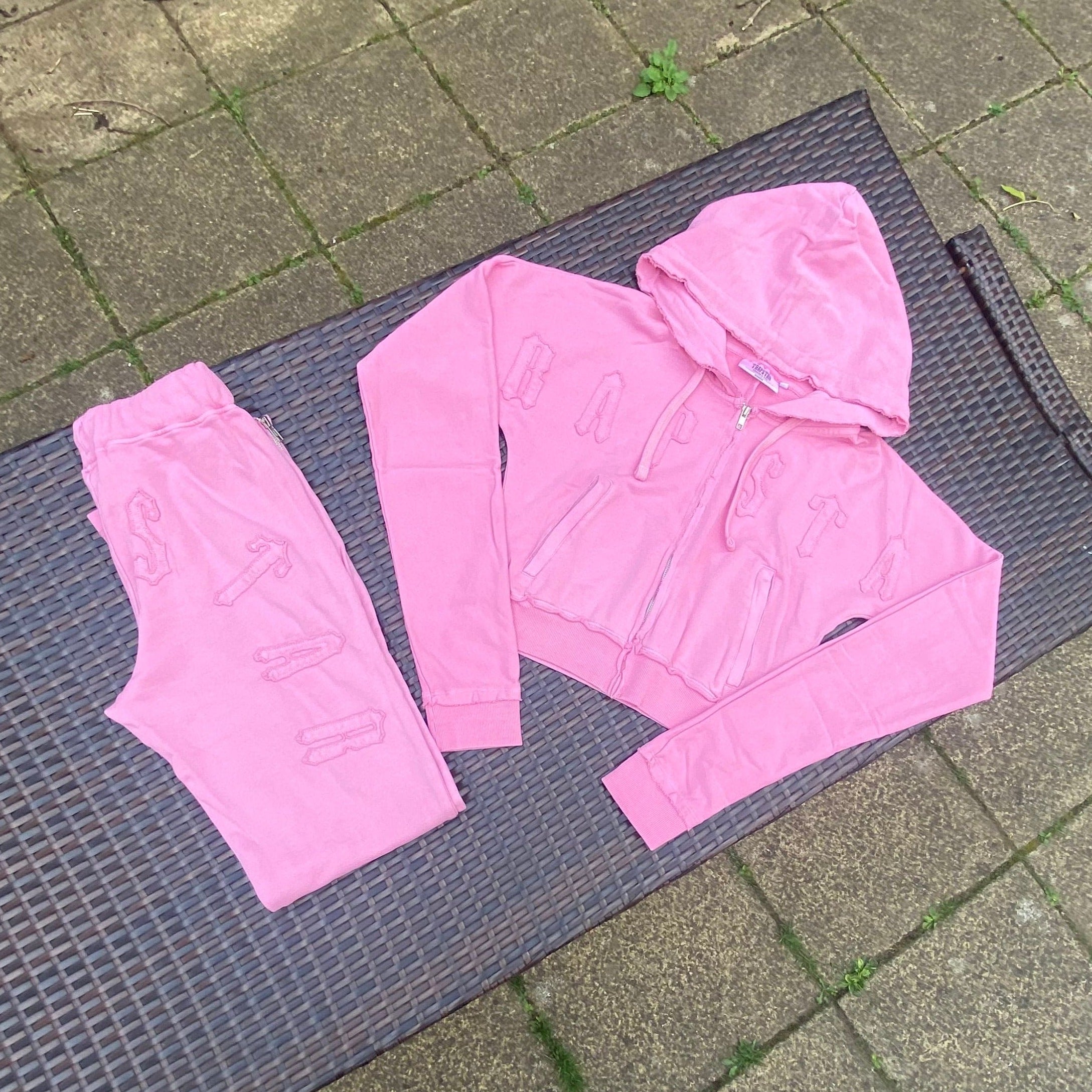 Trapstar Washed Pink "Irongate" Womens Tracksuit