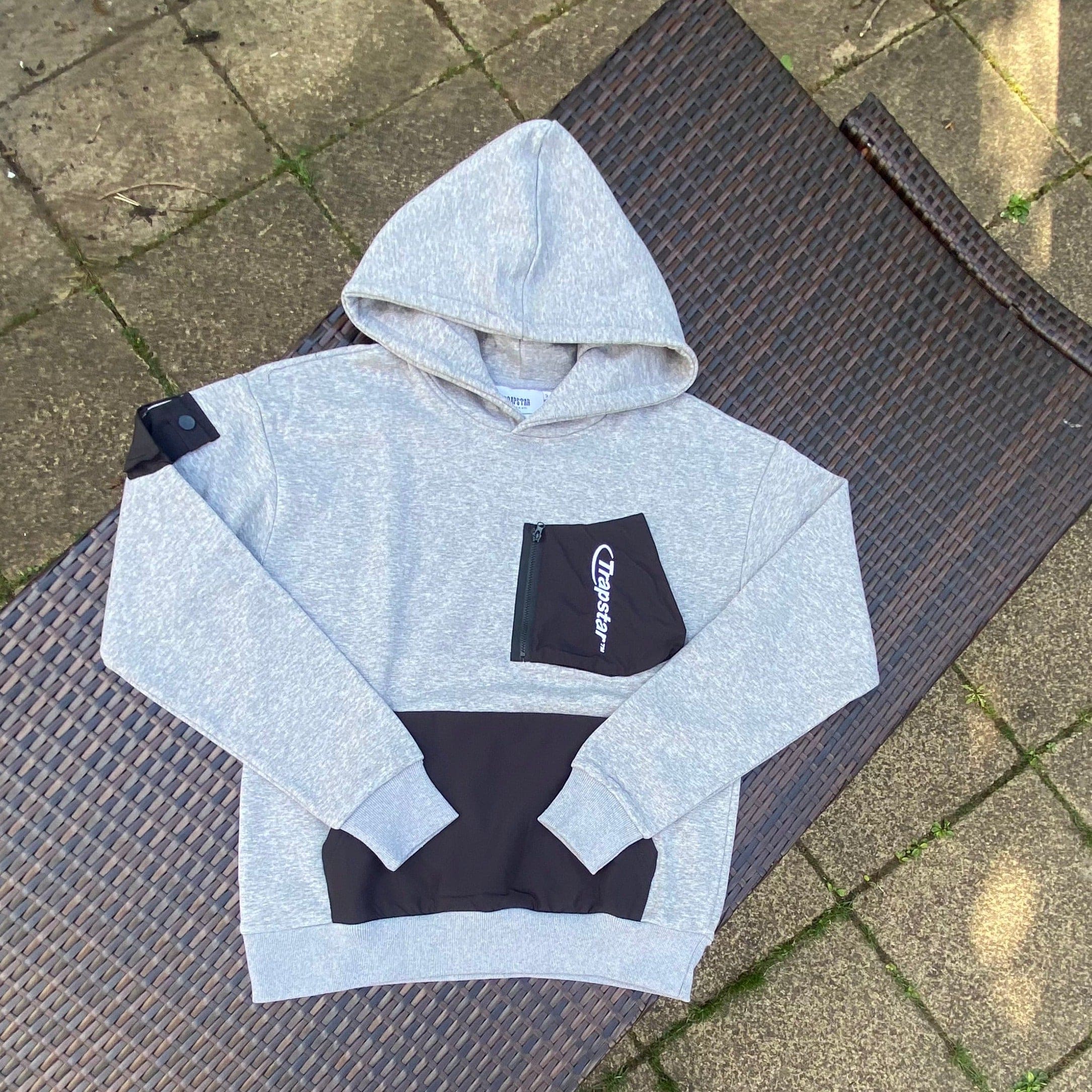 Trapstar Grey/Black "Hyperdrive" Pocket Tracksuit