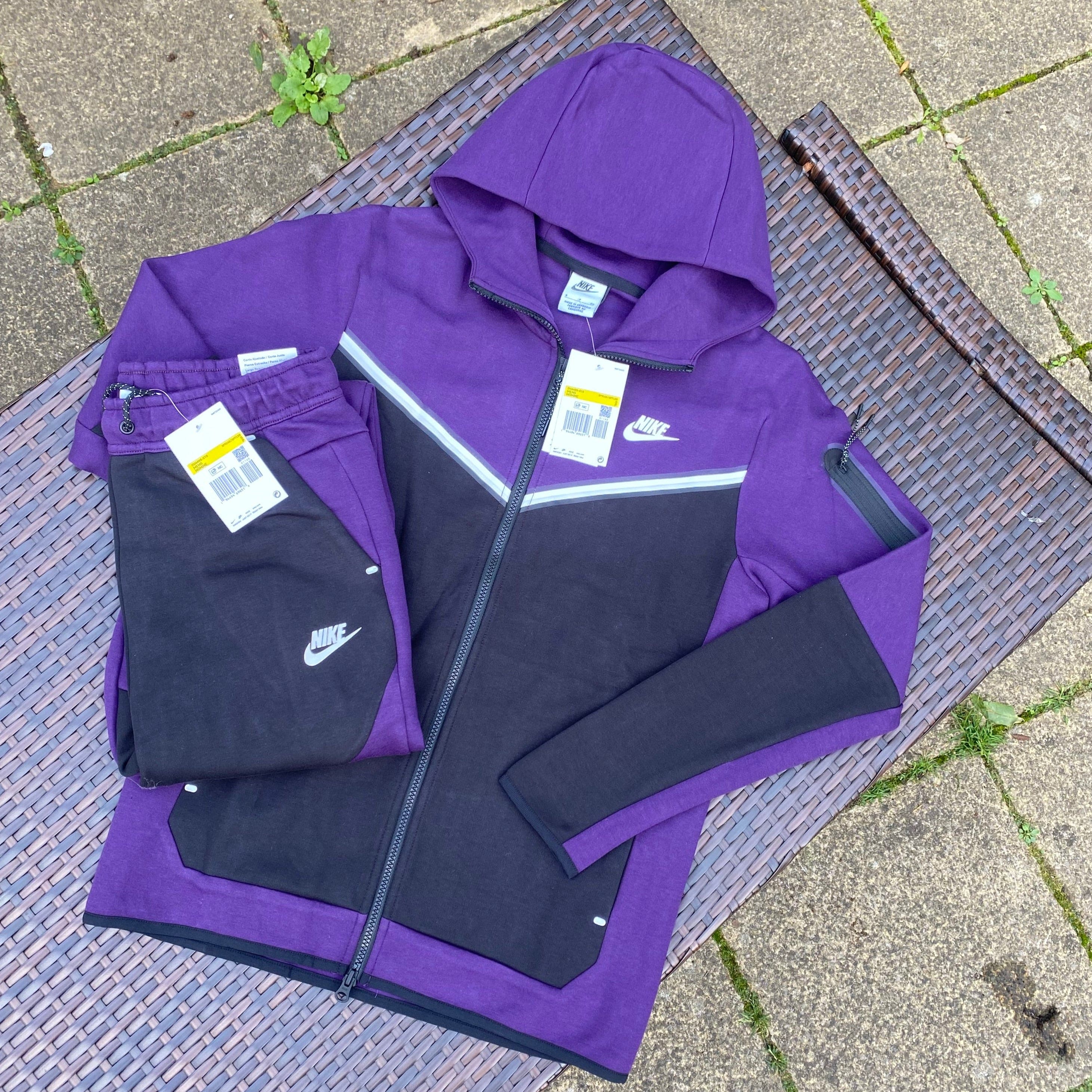 Nike "Grand Purple" Sportswear Tech Fleece