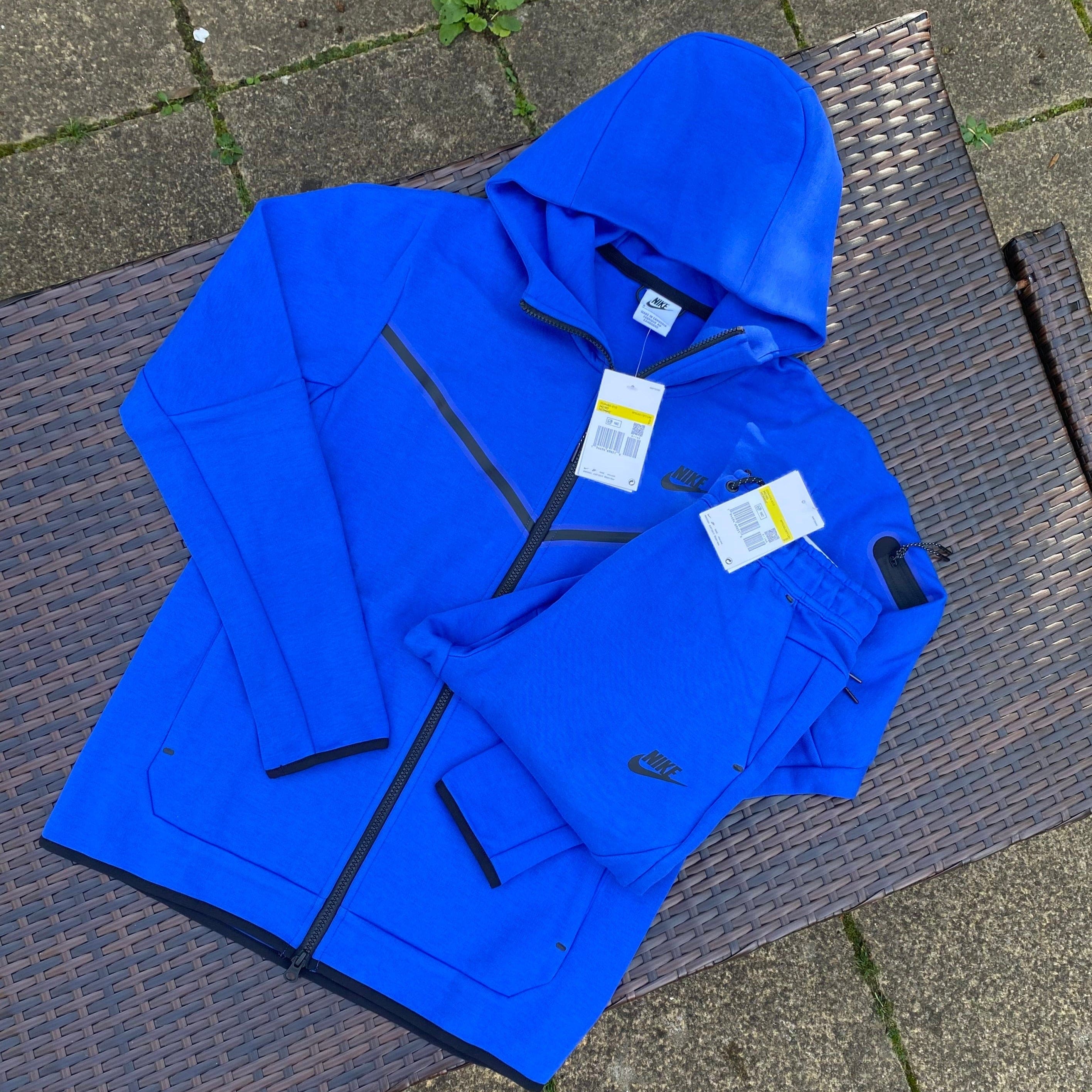 Nike Royal Blue/Black Sportswear Tech Fleece