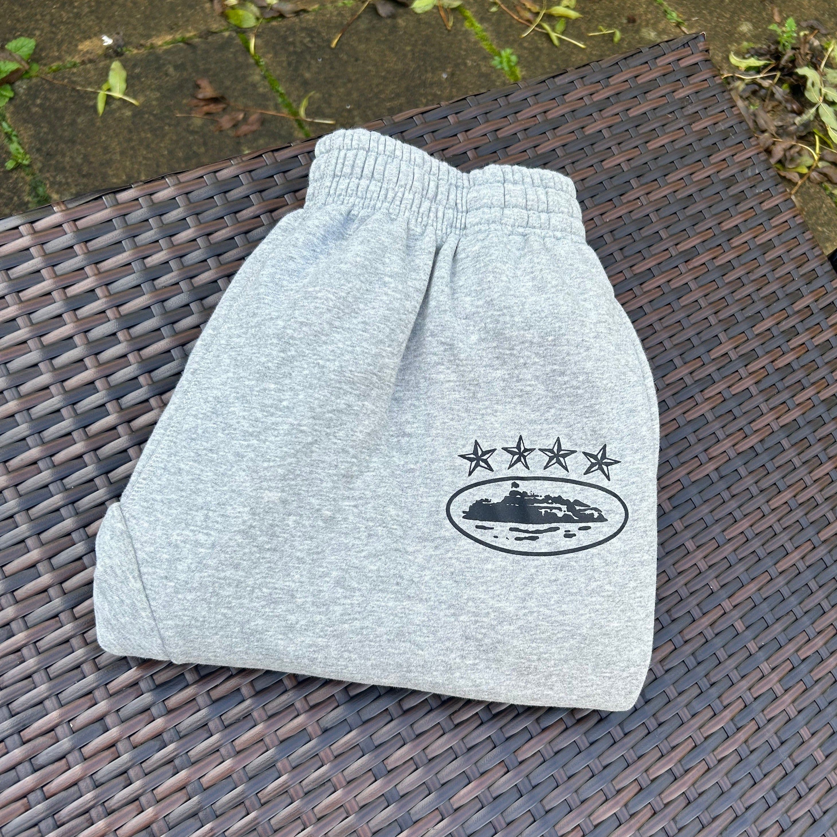 Corteiz Grey/Black 4 Starz Tracksuit