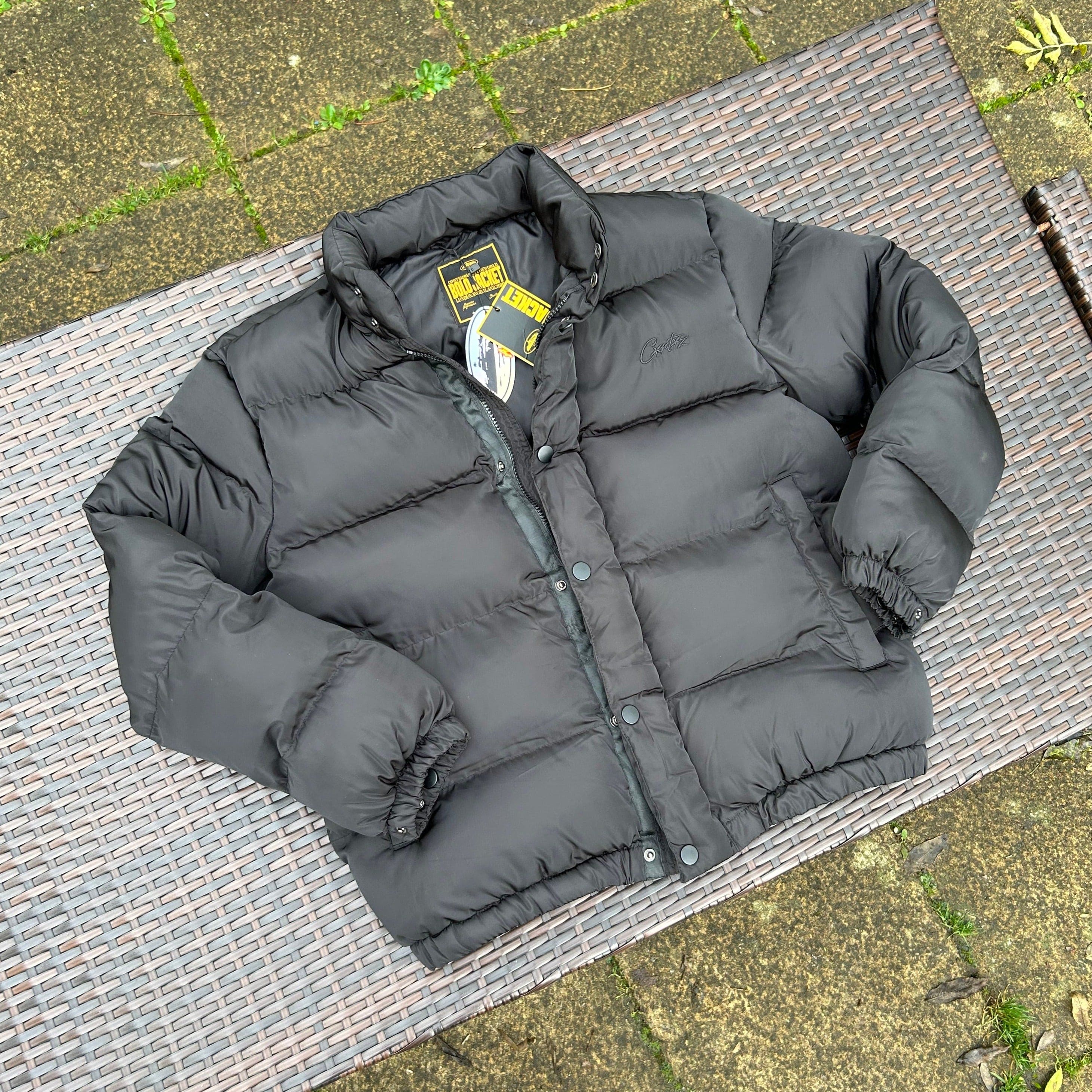 Corteiz Blackout "Bolo" Puffer Jacket