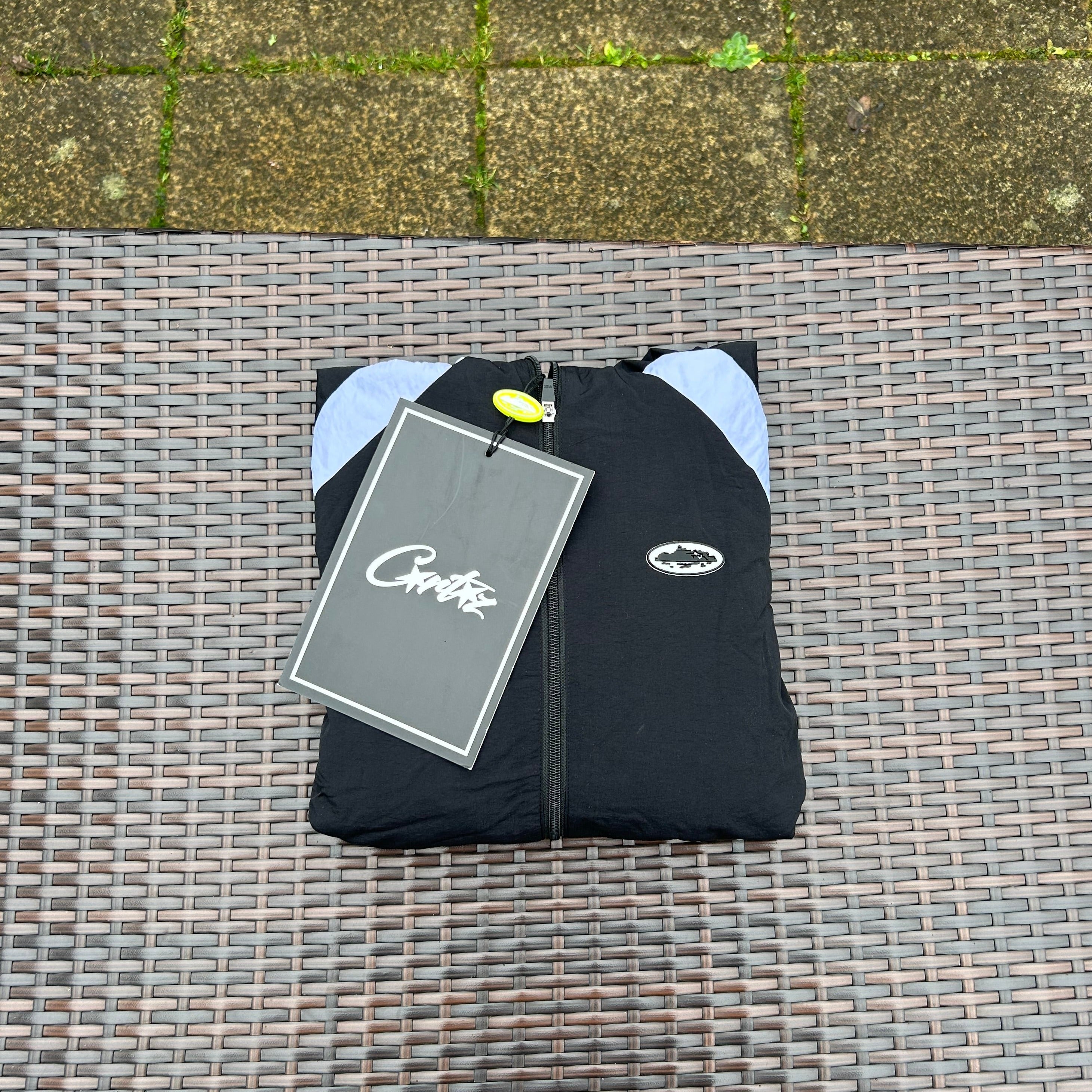 Corteiz Black/White "Alcatraz" Windbreaker