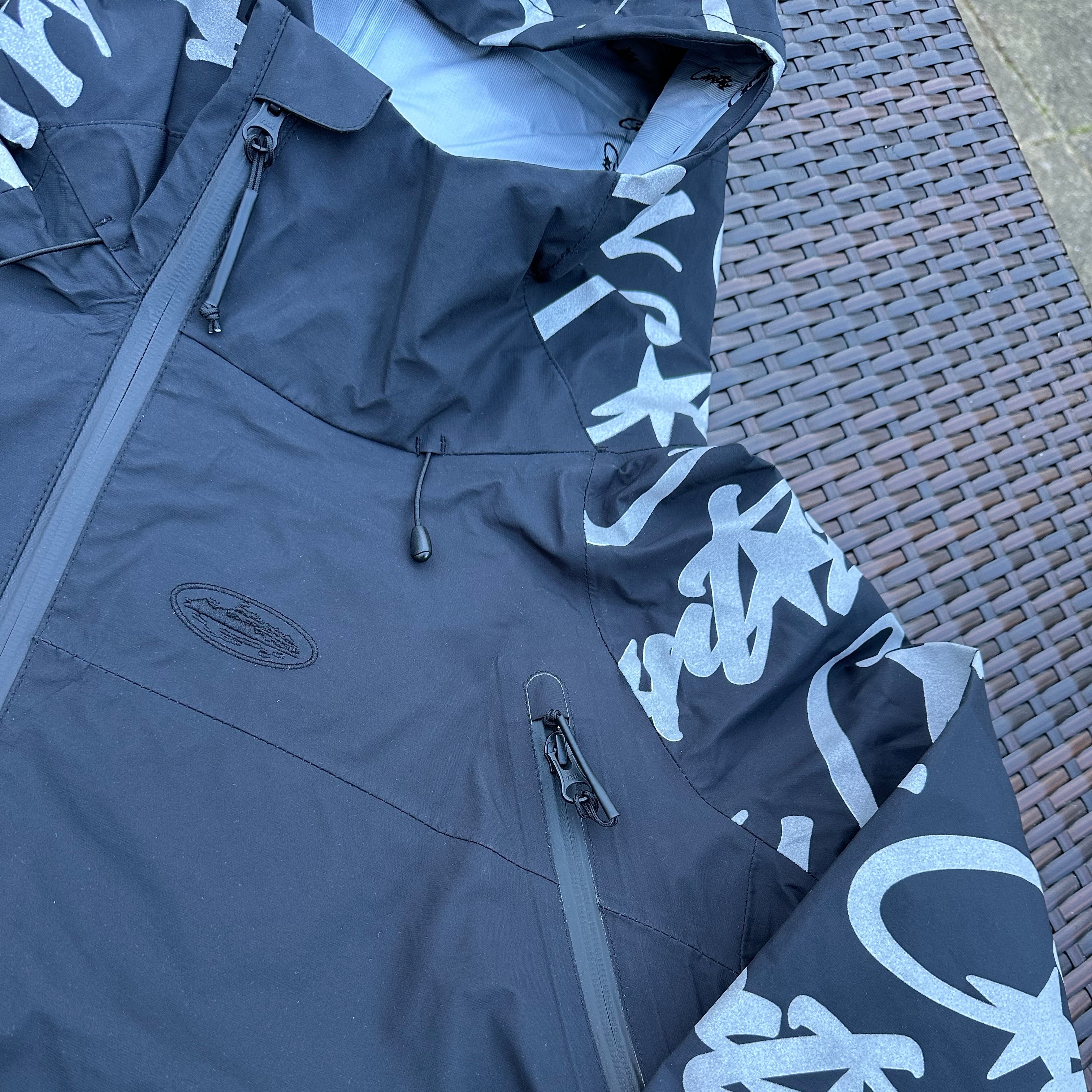 Corteiz Black Elitework Shell Jacket V2