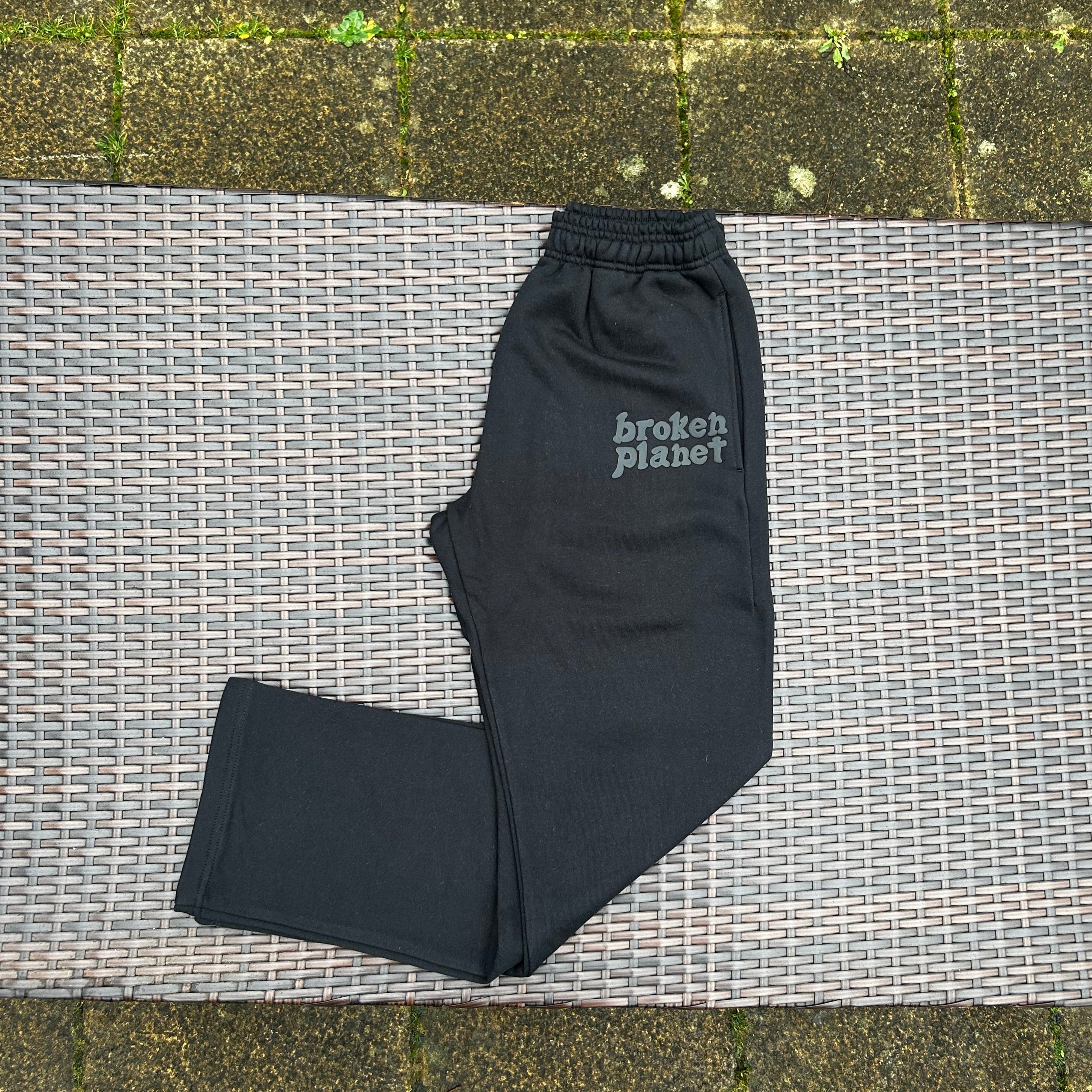Broken Planet Triple Black Joggers