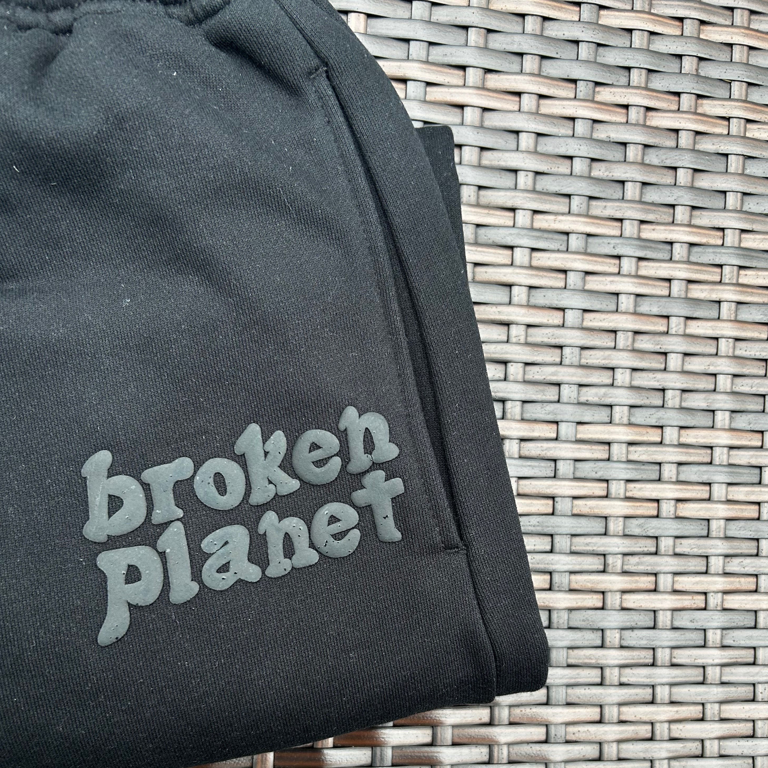 Broken Planet Triple Black Joggers