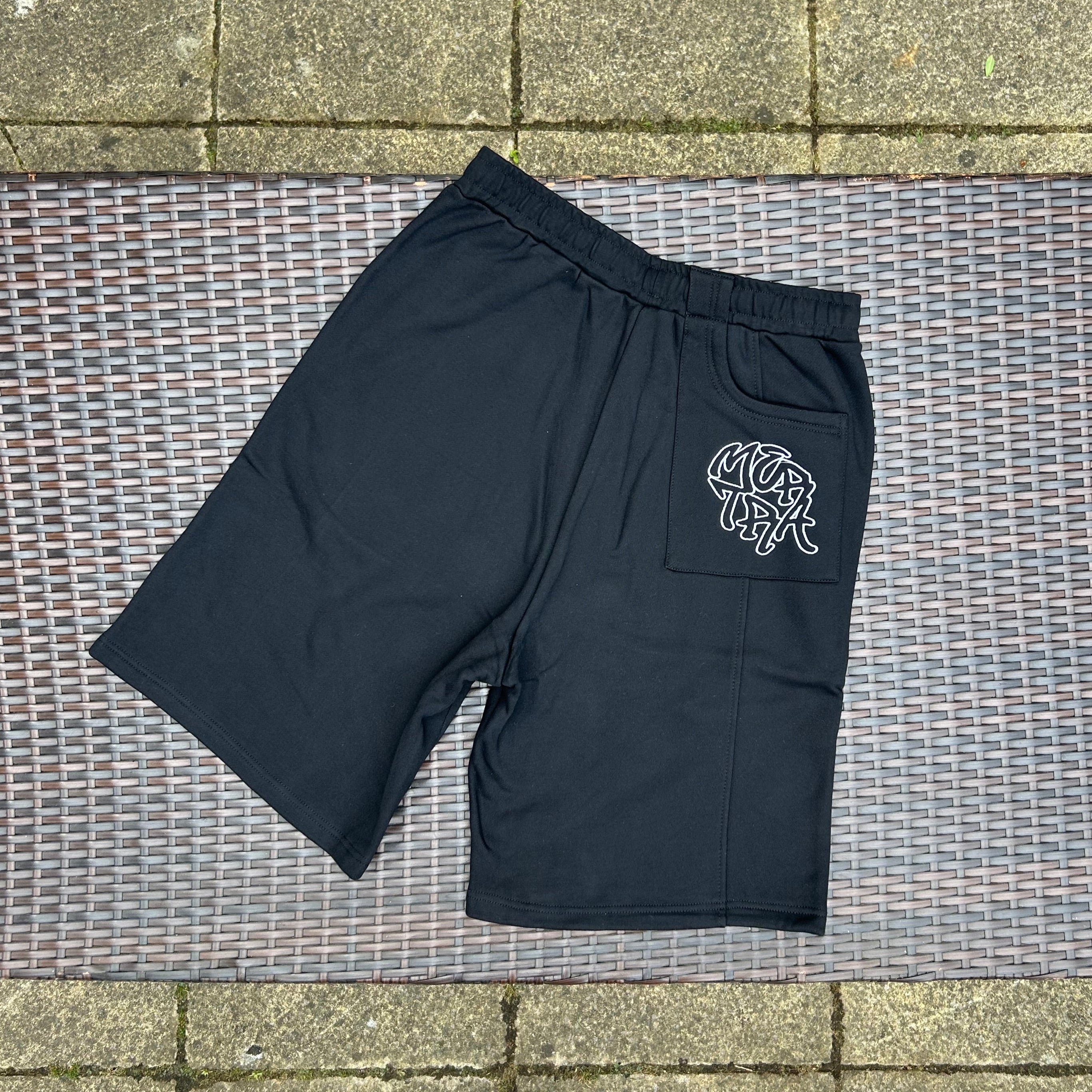 Mertra Black Bigstep Shorts