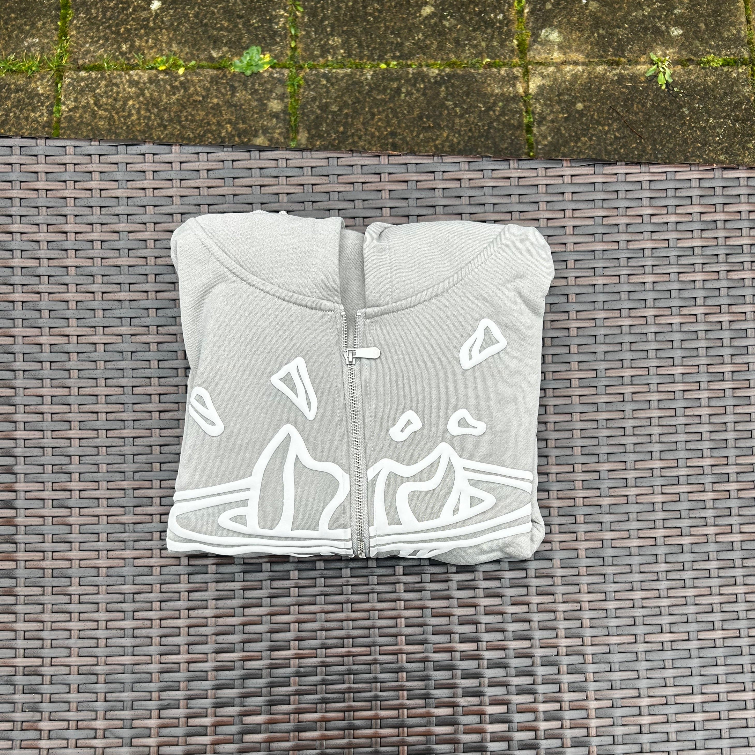 Broken Planet "Stone Grey" Zip-Up Hoodie