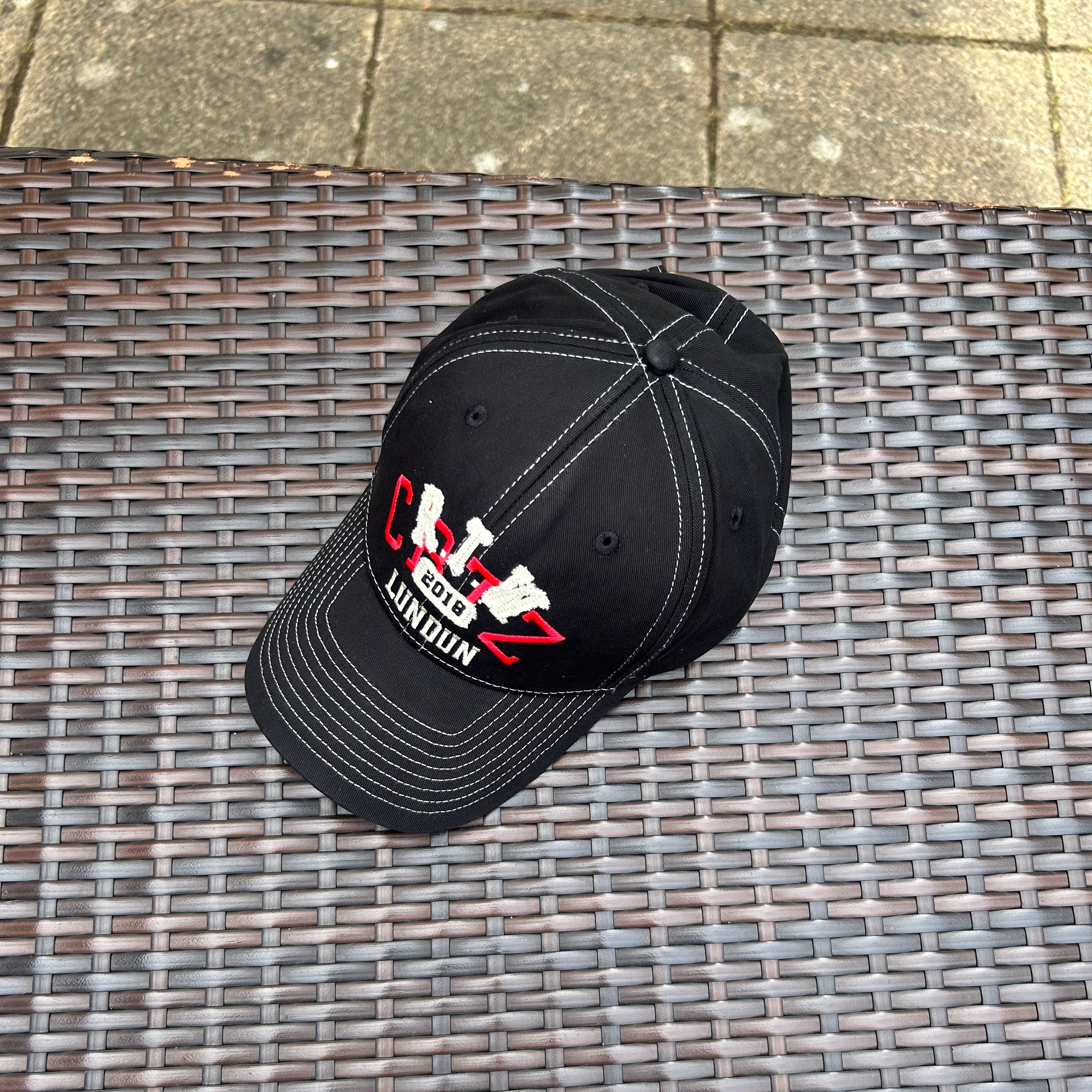 Corteiz Black "Trevor" Trucker Hat