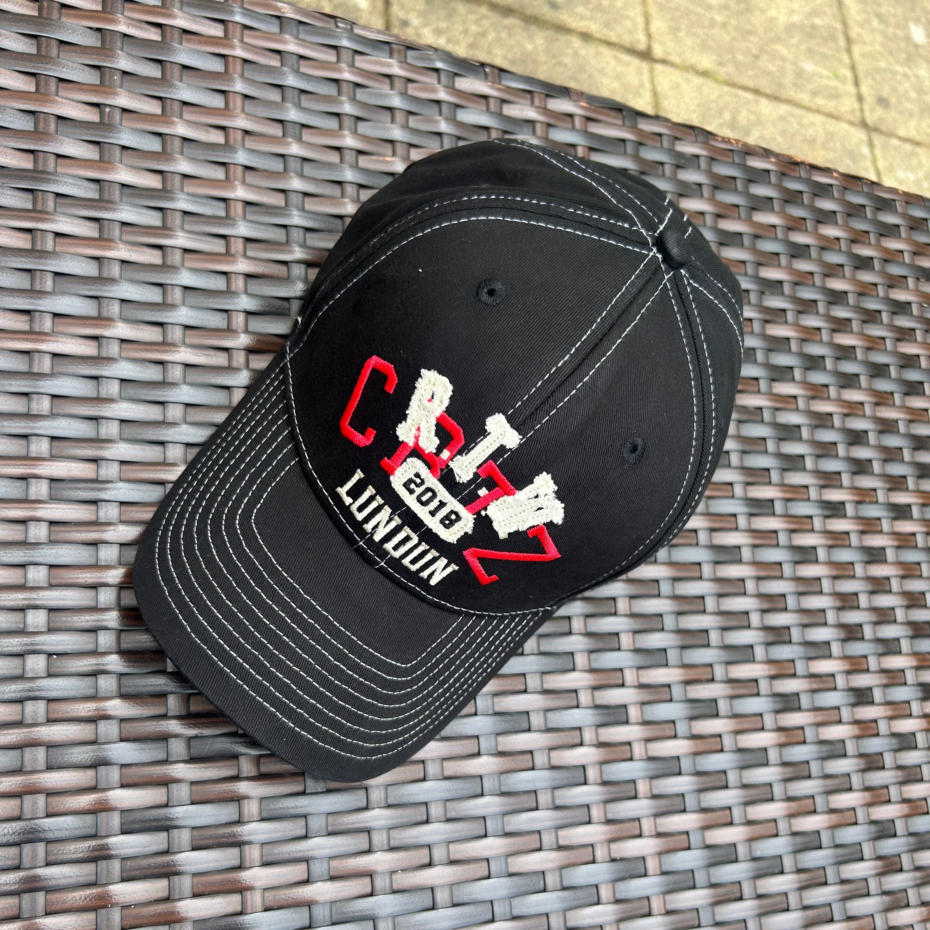 Corteiz Black "Trevor" Trucker Hat