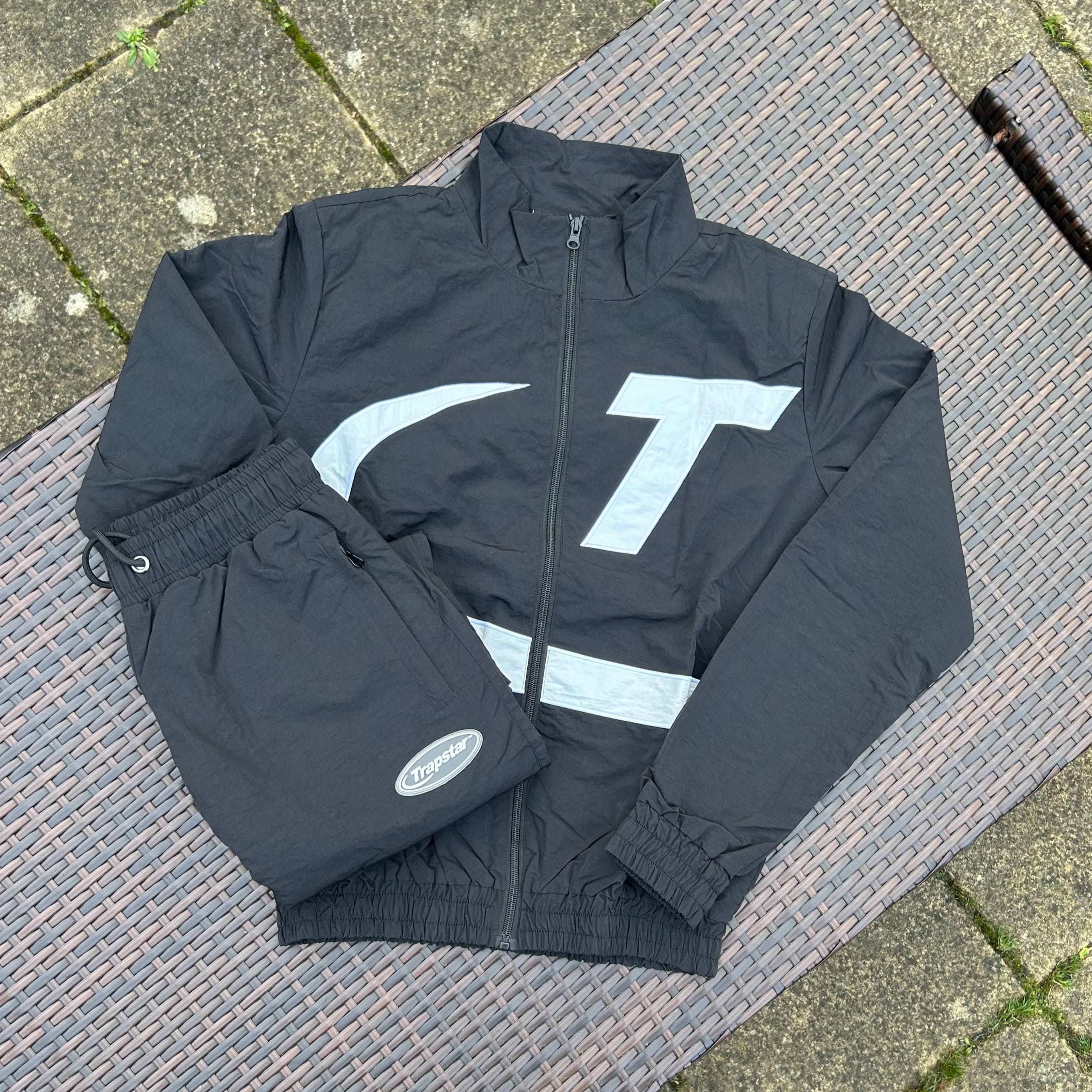 Trapstar Black/White "Hyper Shellsuit" Tracksuit