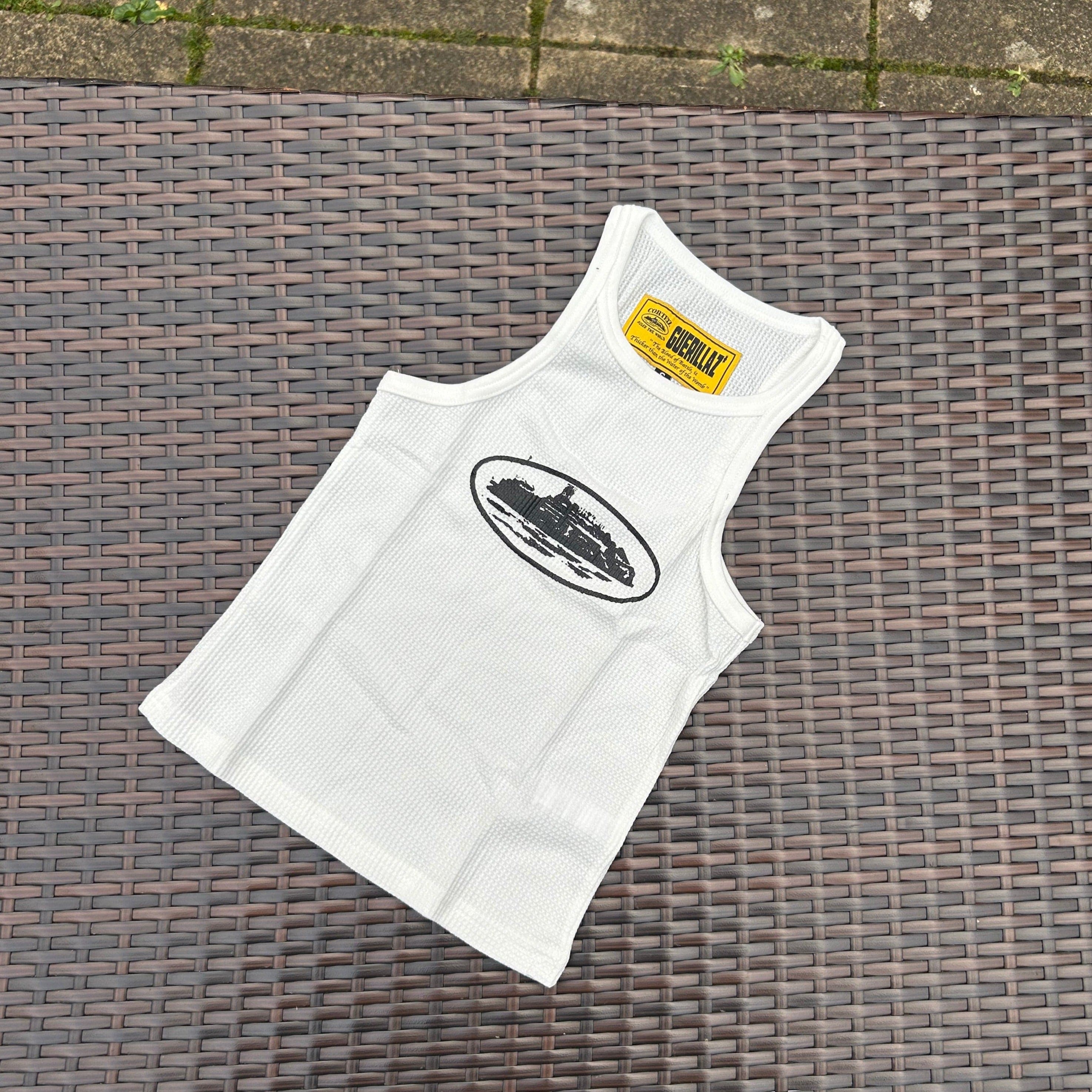 Corteiz White/Black "Alcatraz" Womens Vest