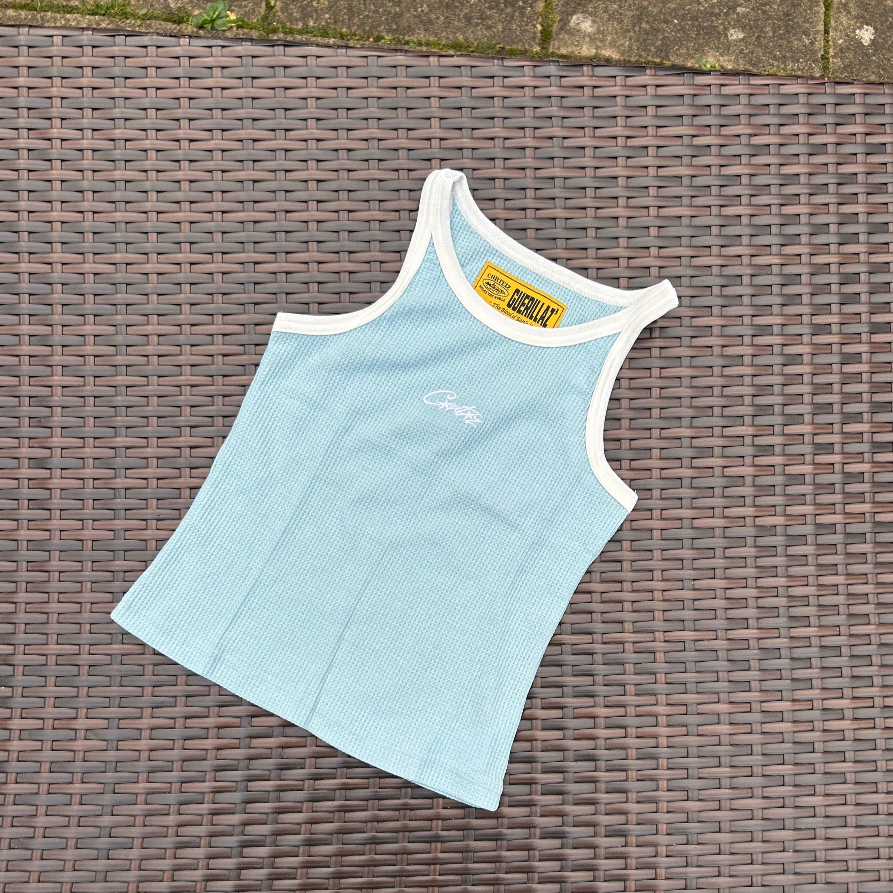 Corteiz Baby Blue/White Womens Vest