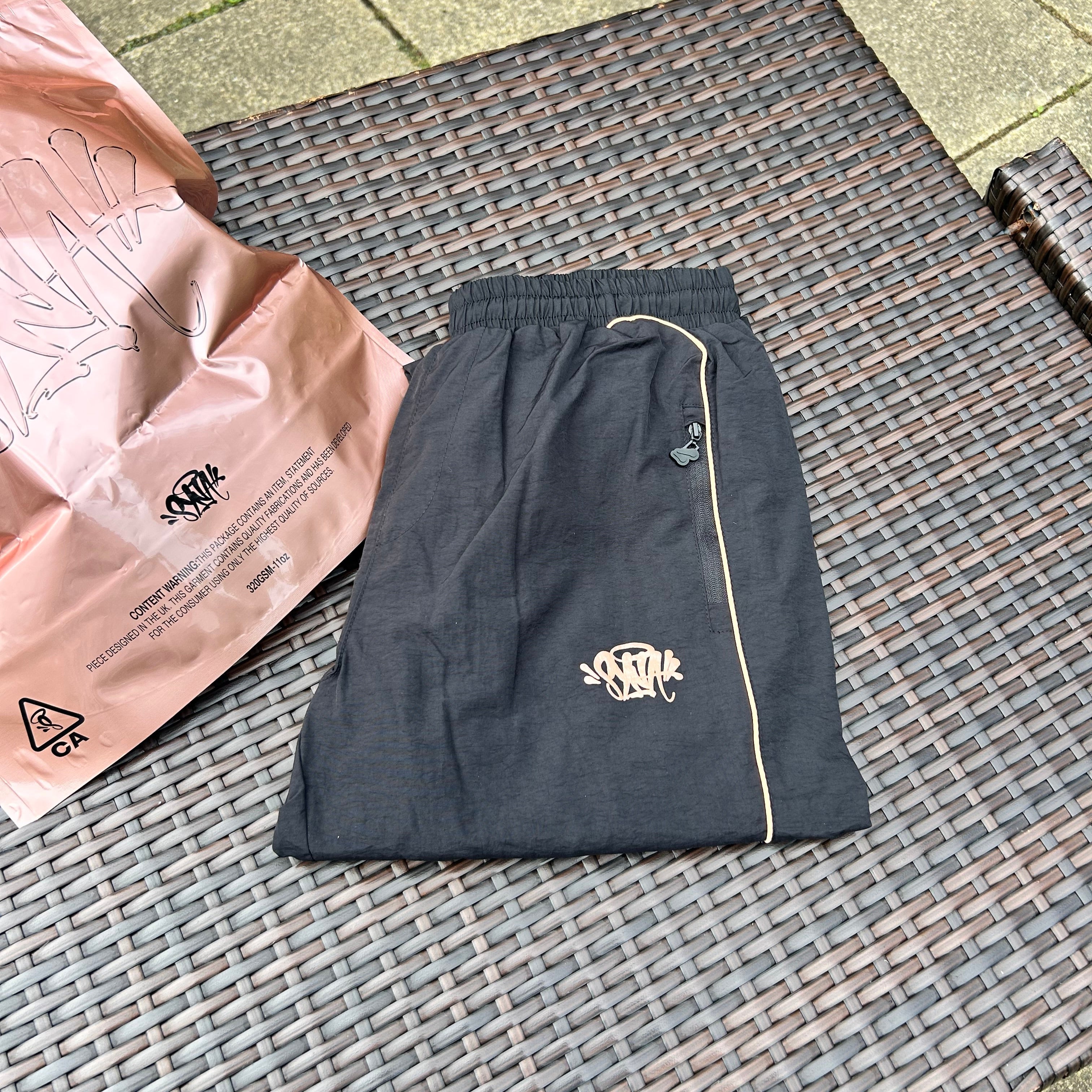 Syna World Black/Rose Gold "CRG Logo Shell" Tracksuit