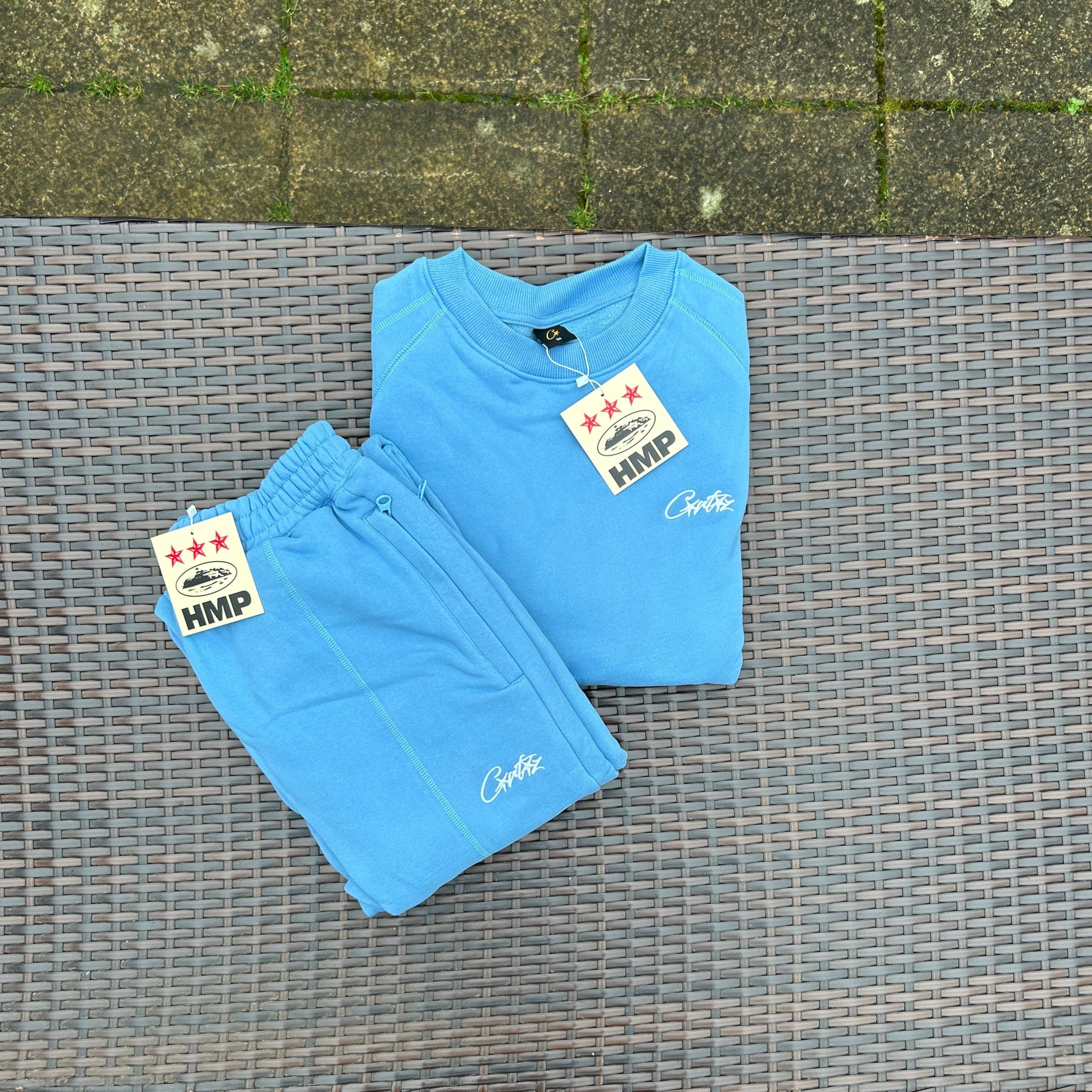 Corteiz RTW Allstarz HMP V2 Baby Blue Tracksuit