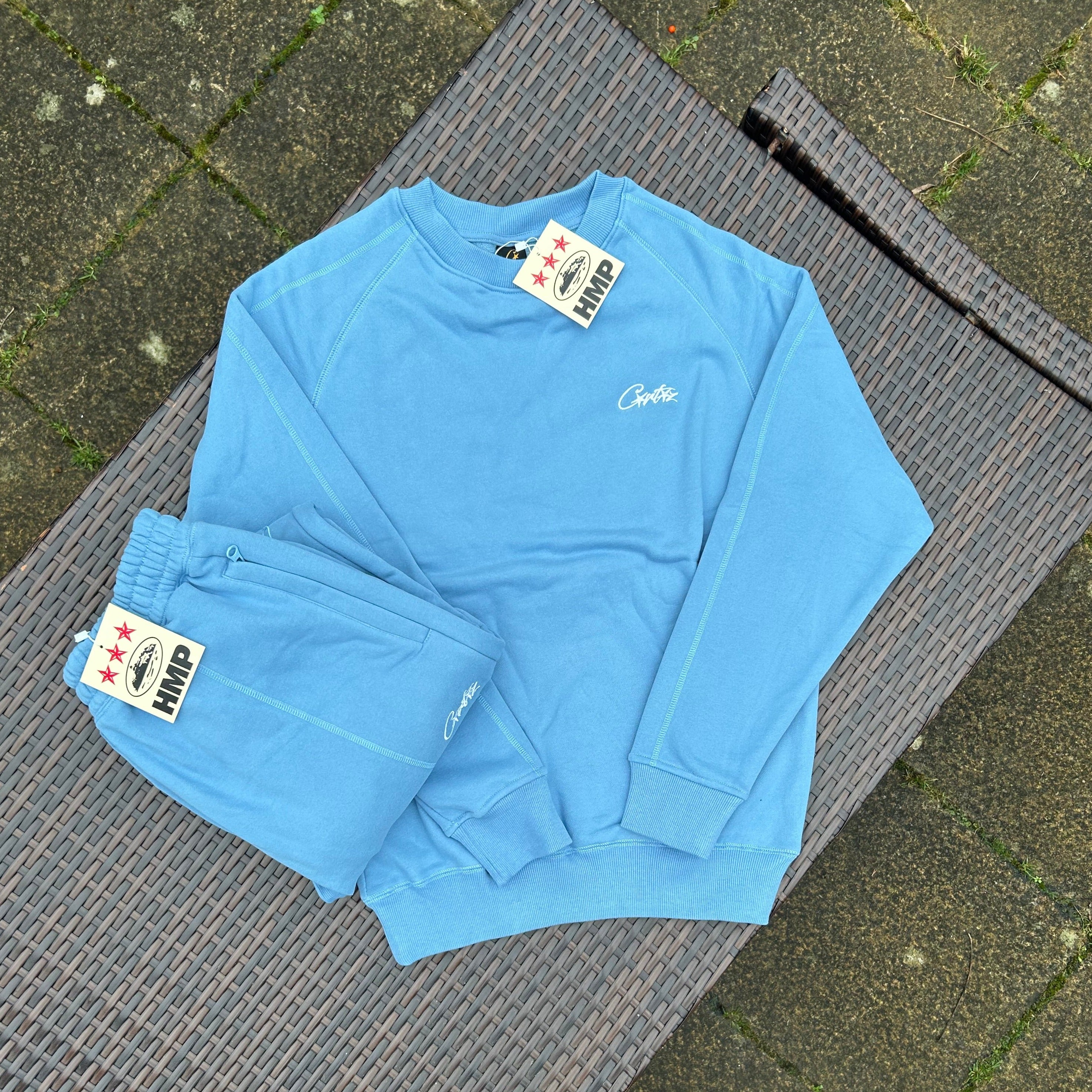 Corteiz RTW Allstarz HMP V2 Baby Blue Tracksuit