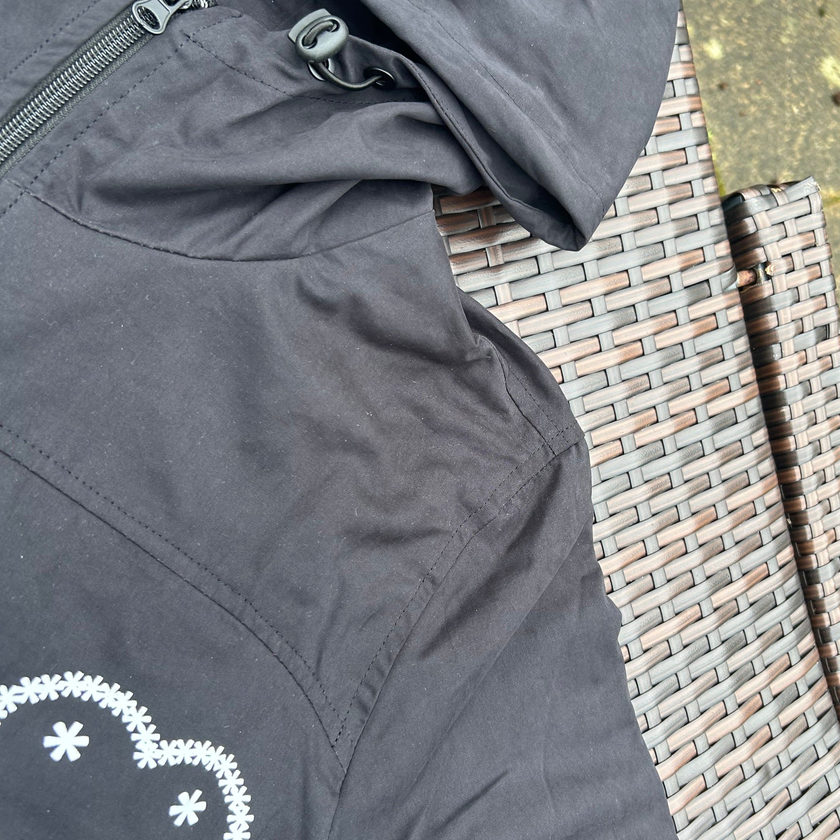 Carsicko Black Utility Multi Pocketed Jacket