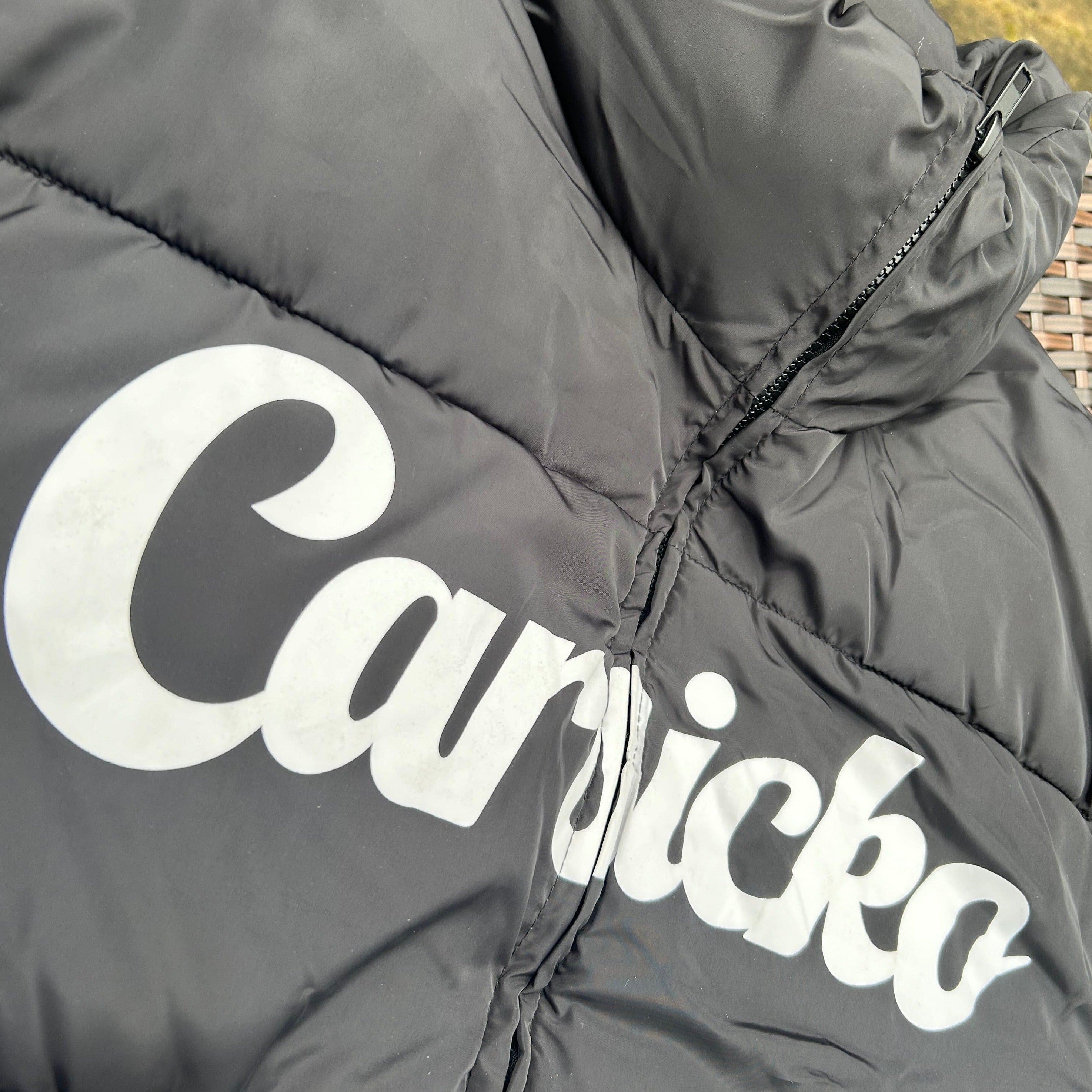 Carsicko Black Logo Puffer Jacket