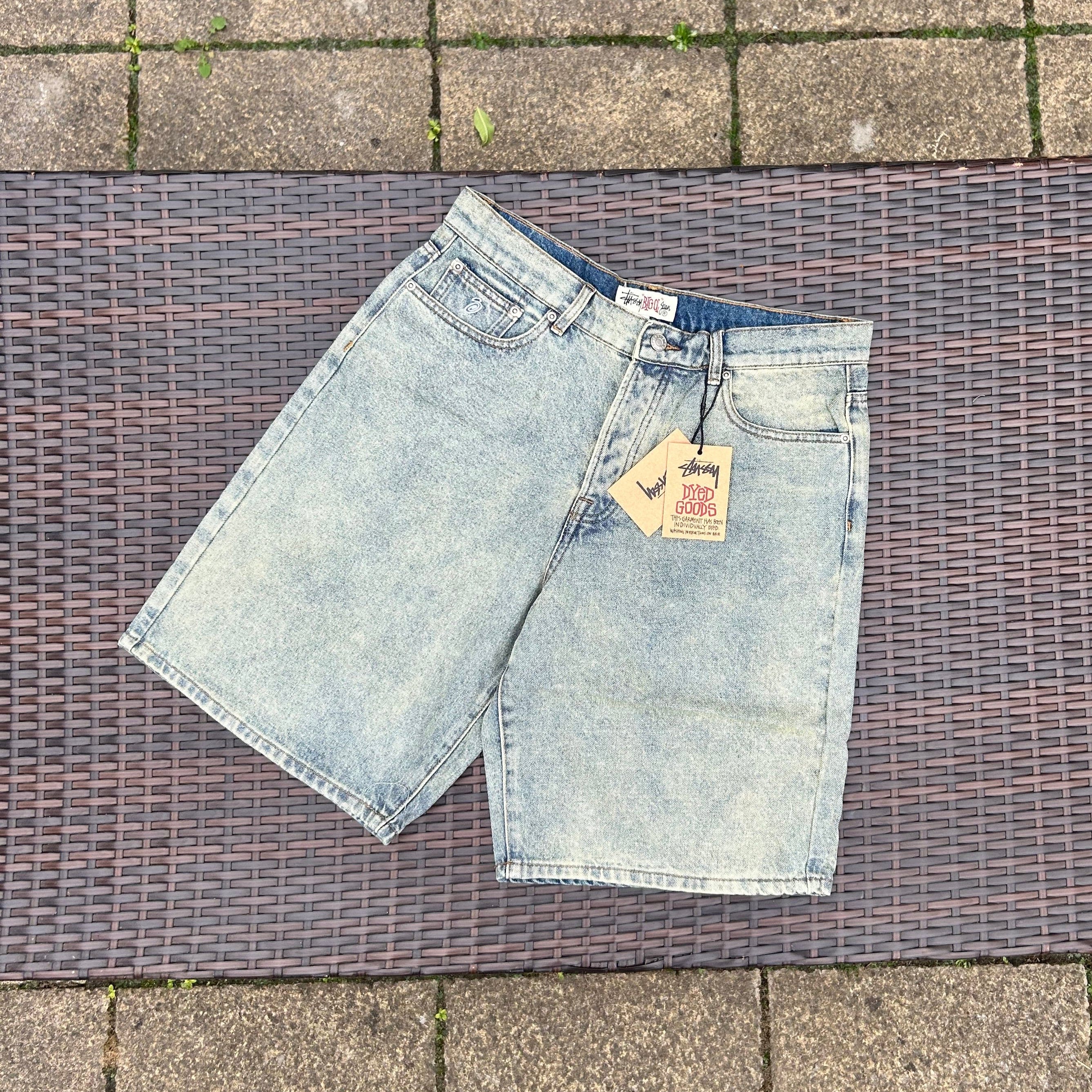 Stussy Light Blue "Big Ol' Denim" Shorts