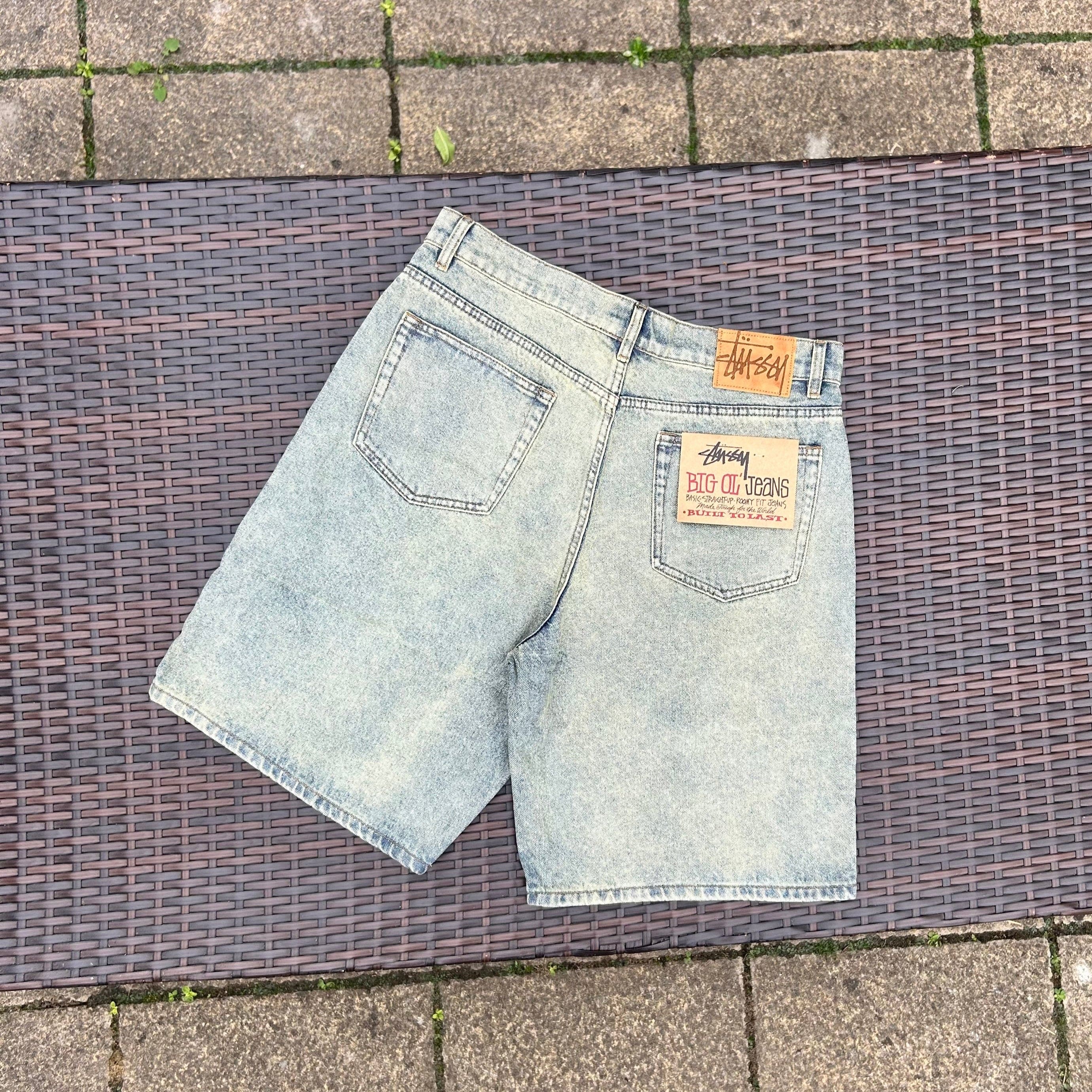 Stussy Light Blue "Big Ol' Denim" Shorts