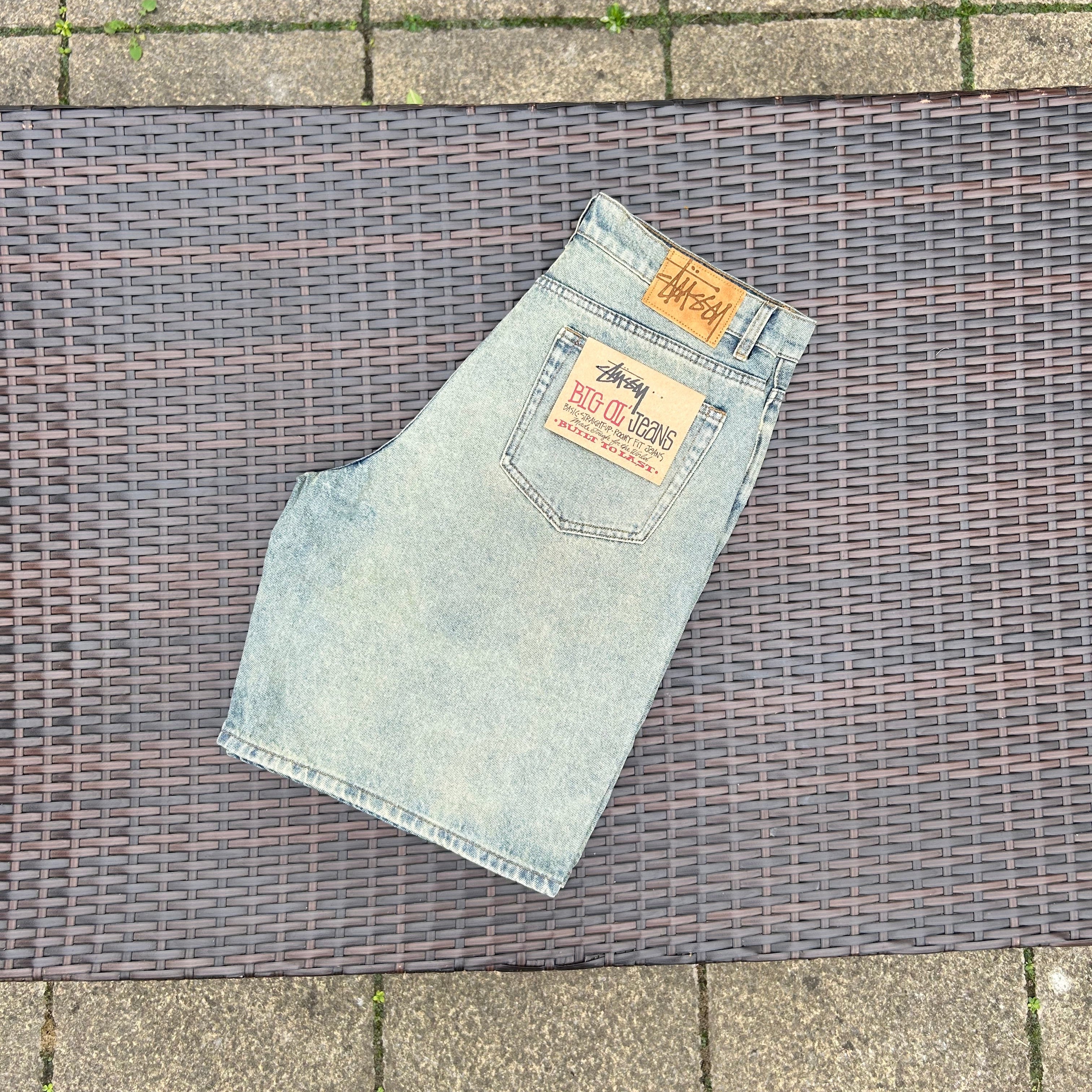 Stussy Light Blue "Big Ol' Denim" Shorts