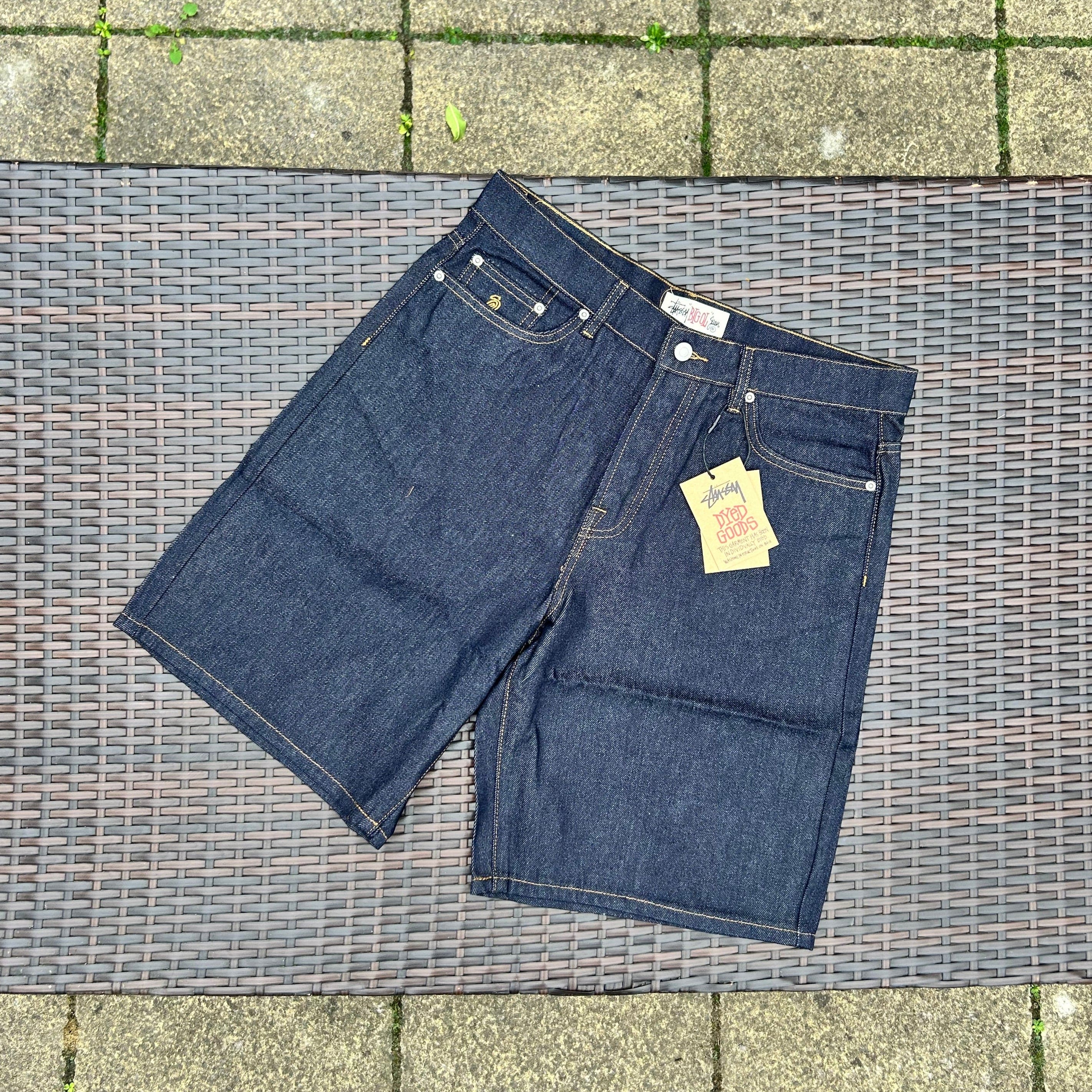 Stussy Dark Blue "Big Ol' Denim" Shorts