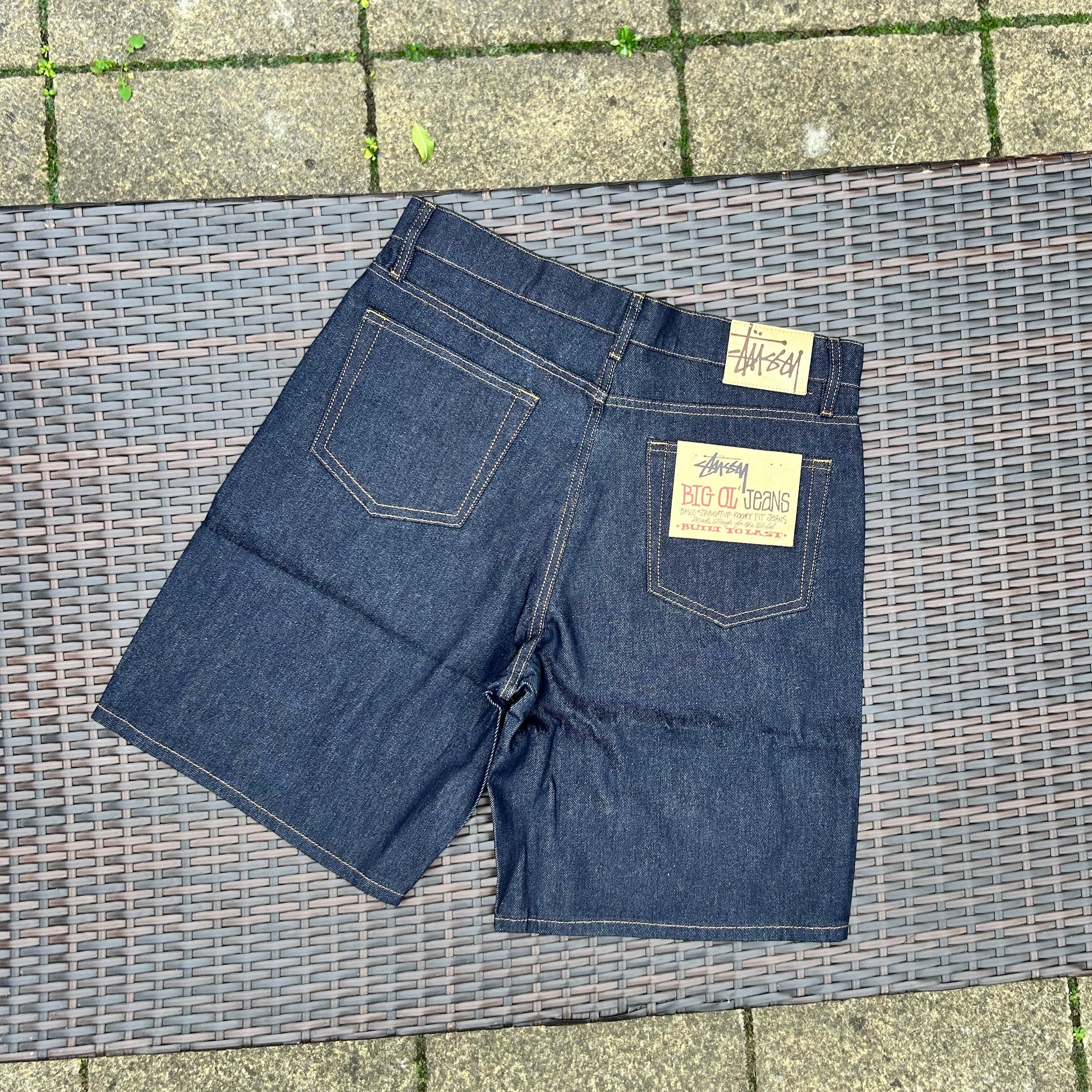 Stussy Dark Blue "Big Ol' Denim" Shorts