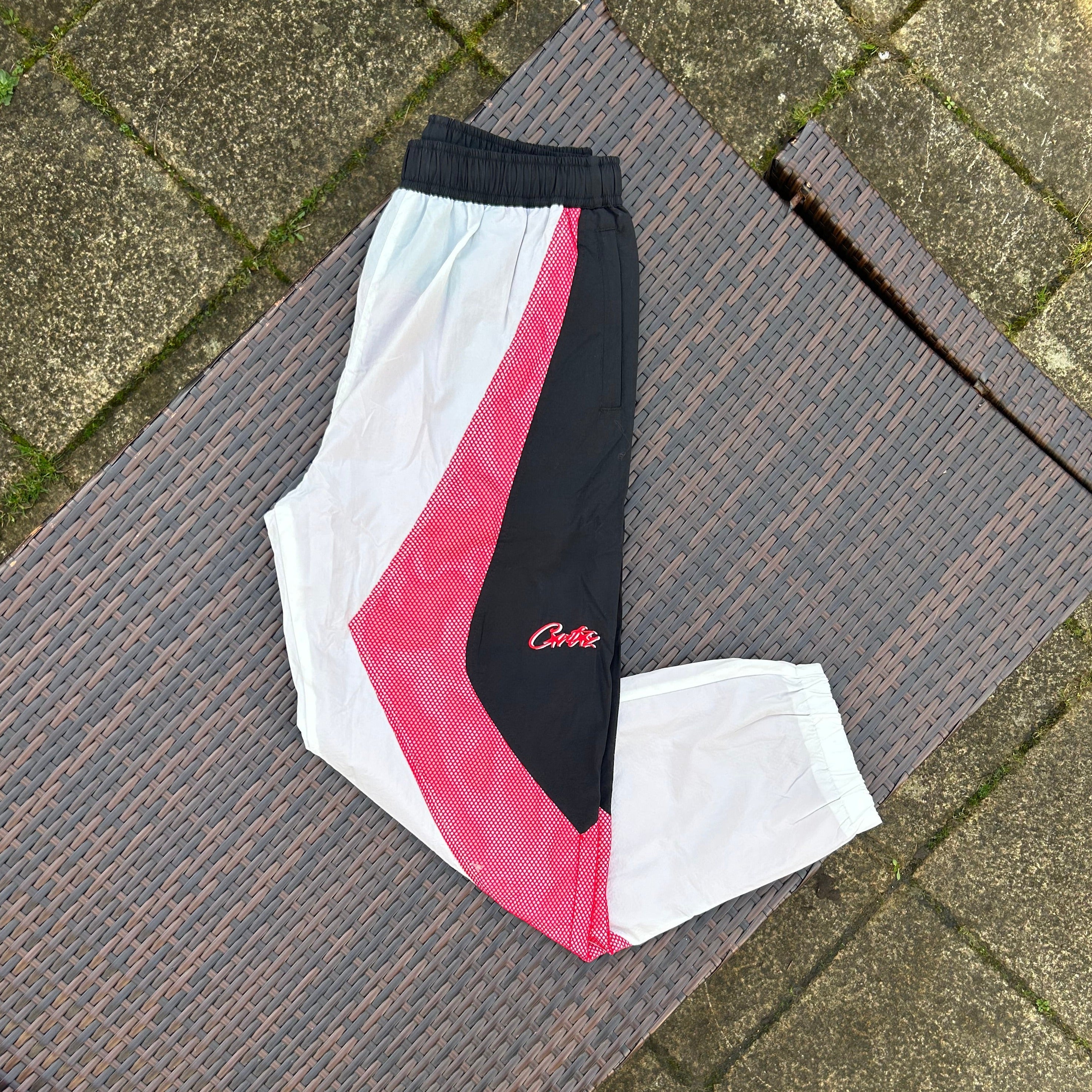 Corteiz Red/White/Black "Vertigo" Shuku Tracksuit