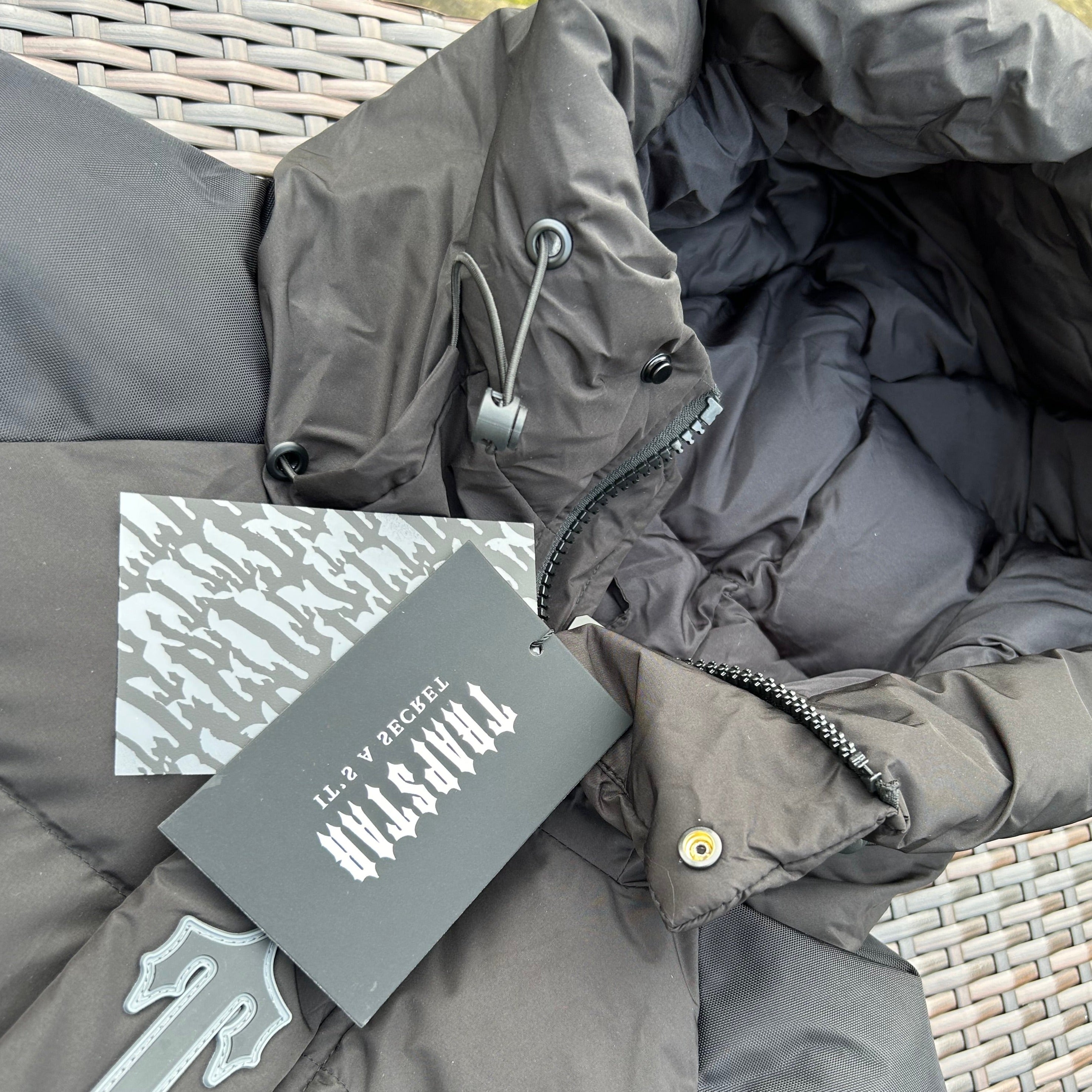 Trapstar Black "Arch AW23" Puffer Jacket