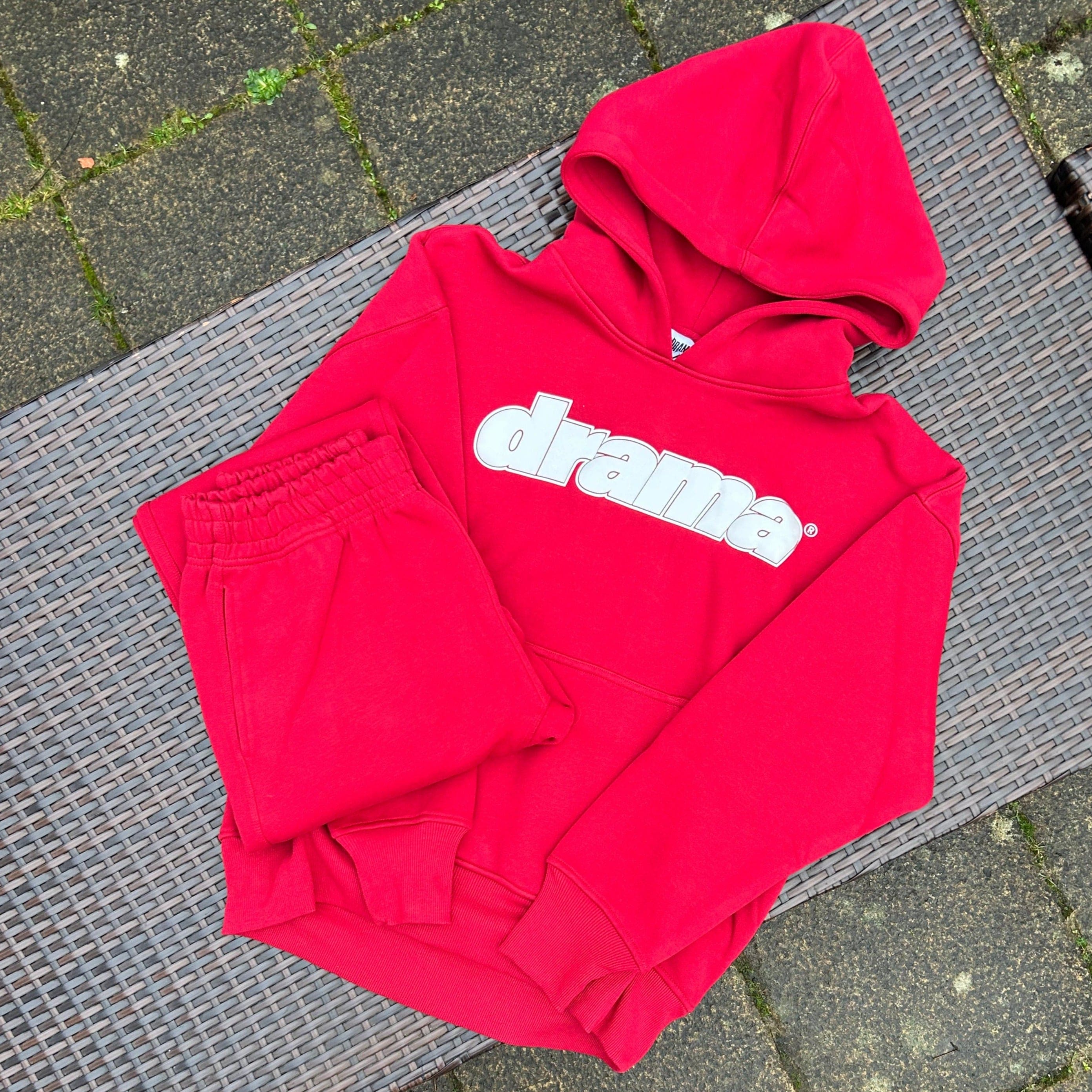 Drama Call Red Foam Print Tracksuit
