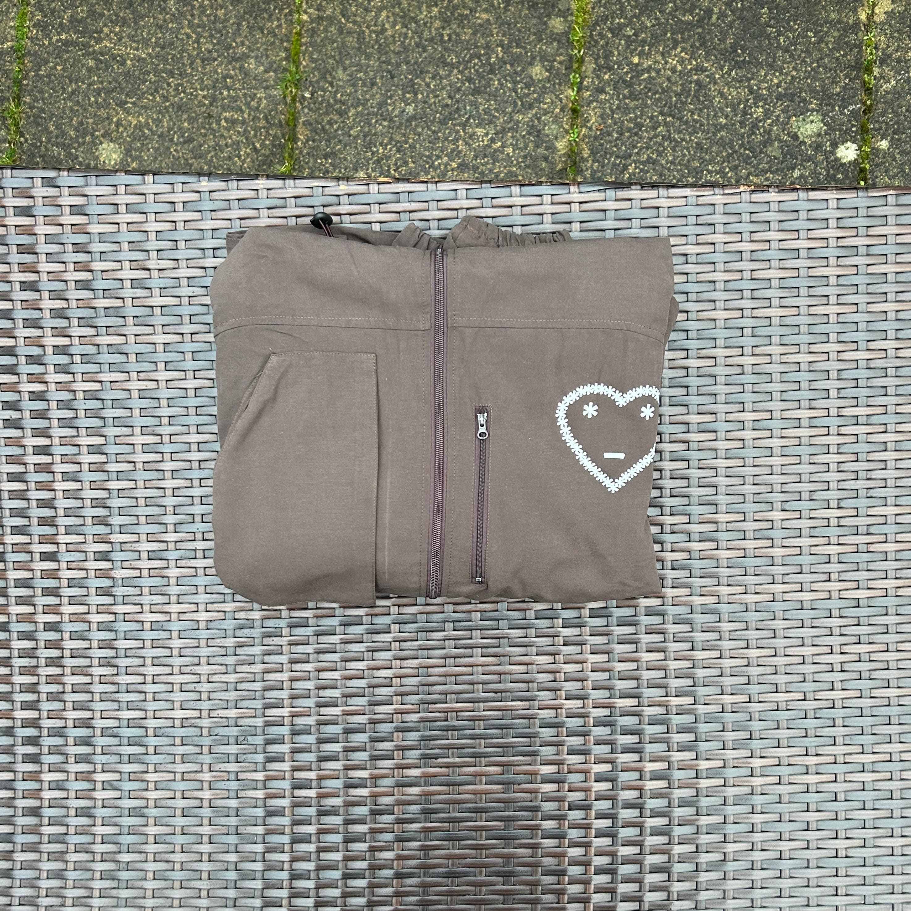 Carsicko Brown Utility Multi Pocketed Jacket