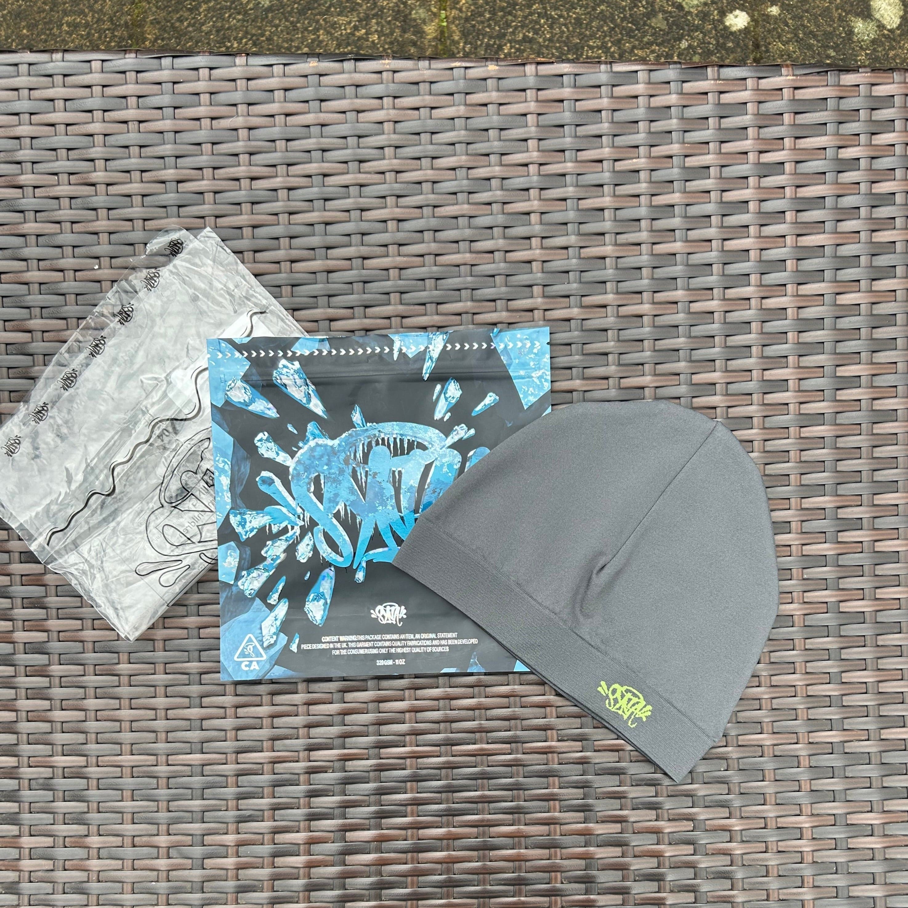 Syna World Grey/Green "Skull" Hat