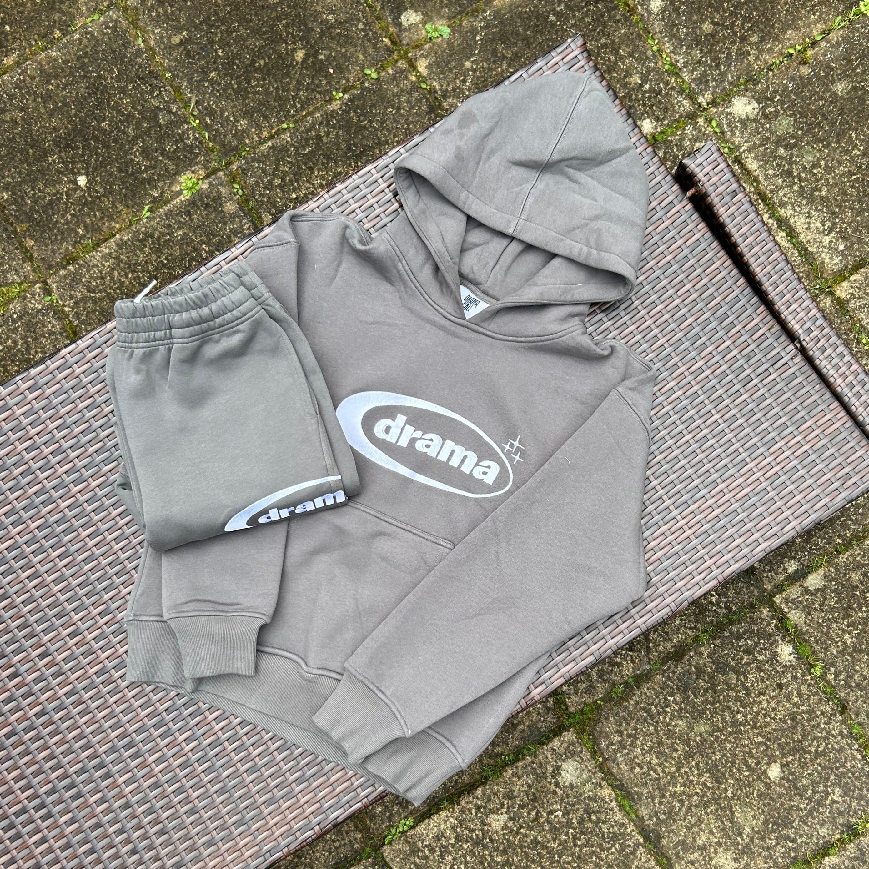 Drama Call Dark Grey/White Tracksuit