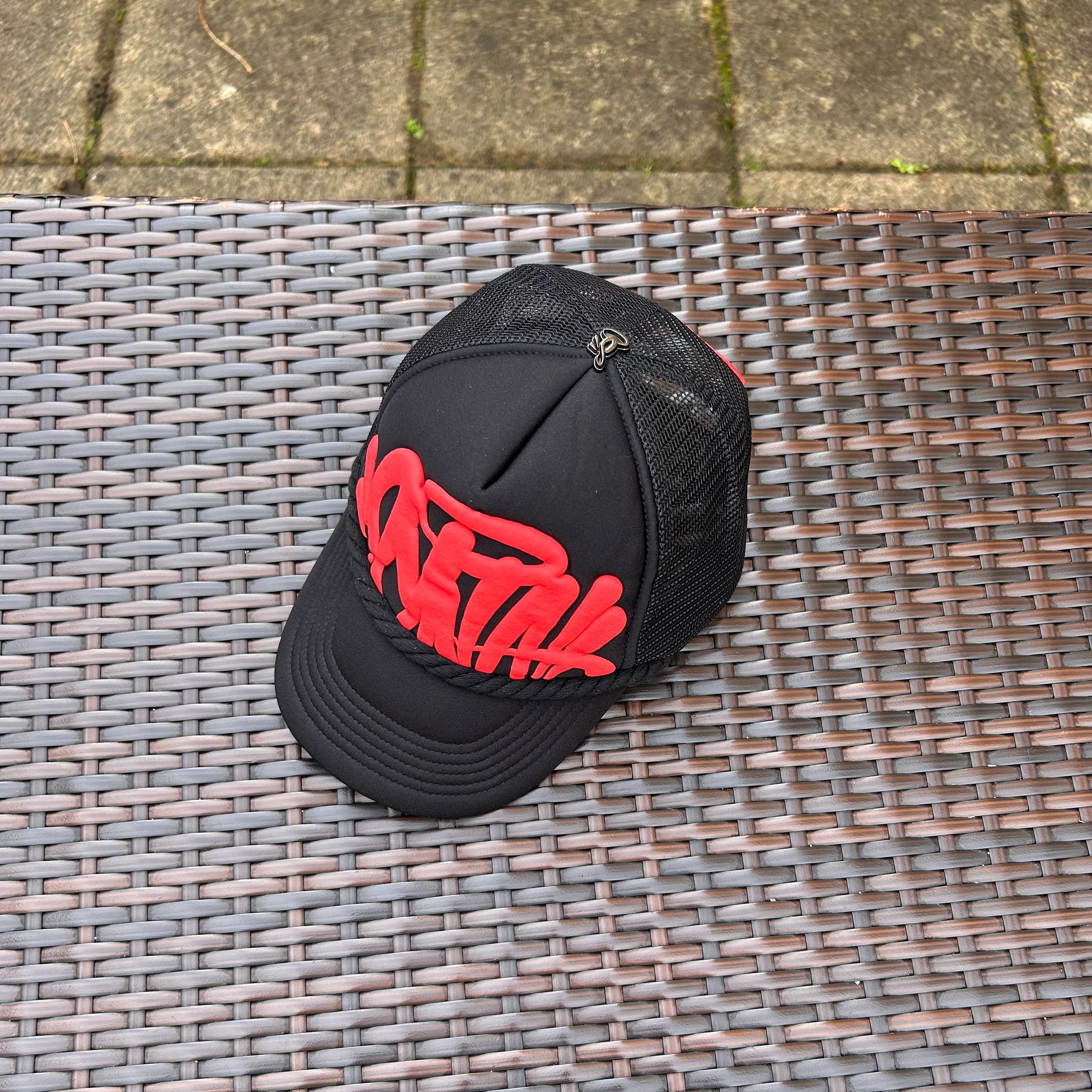 Syna World Black/Red Rope Trucker Hat