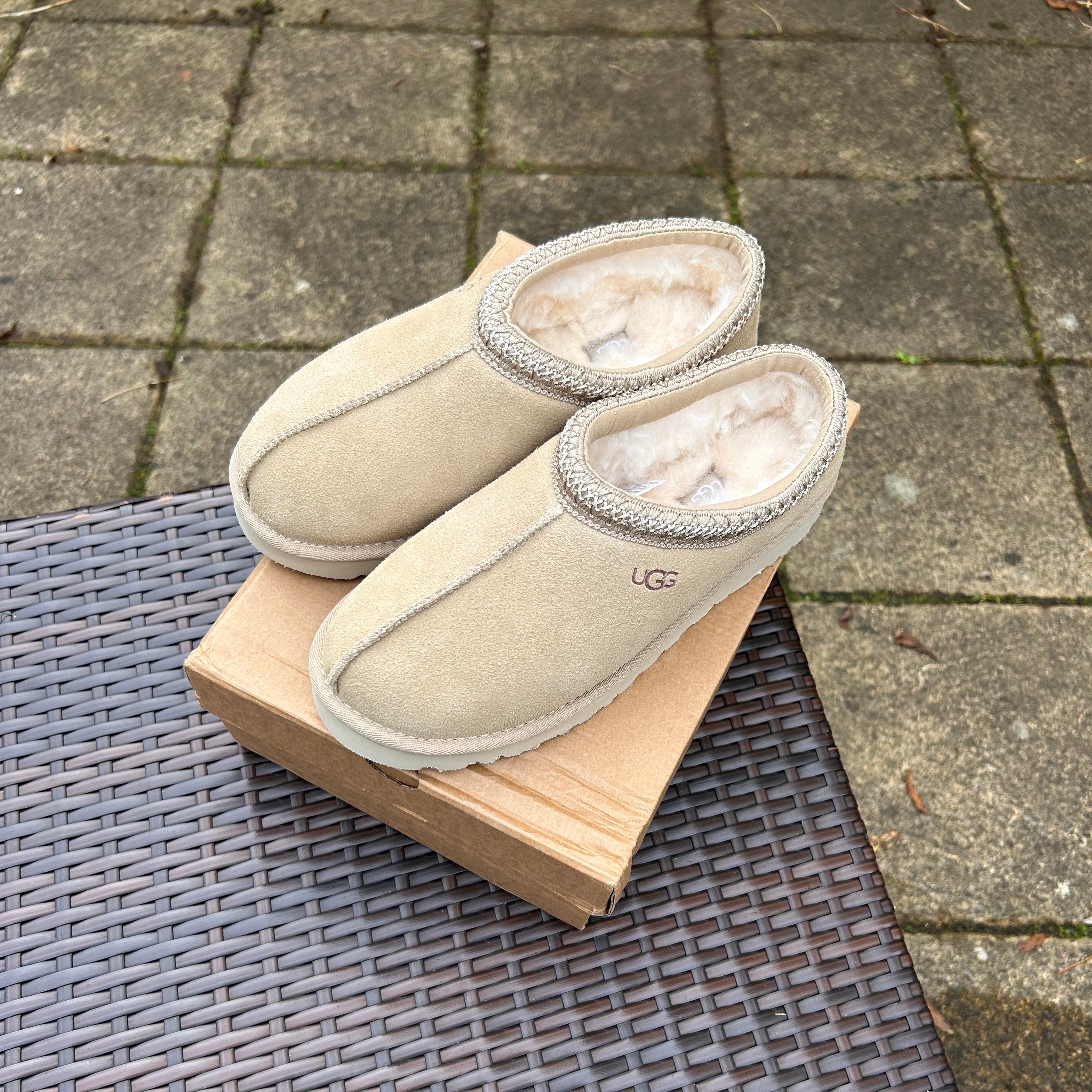 Ugg Men's 'Beige' Tasman Slippers