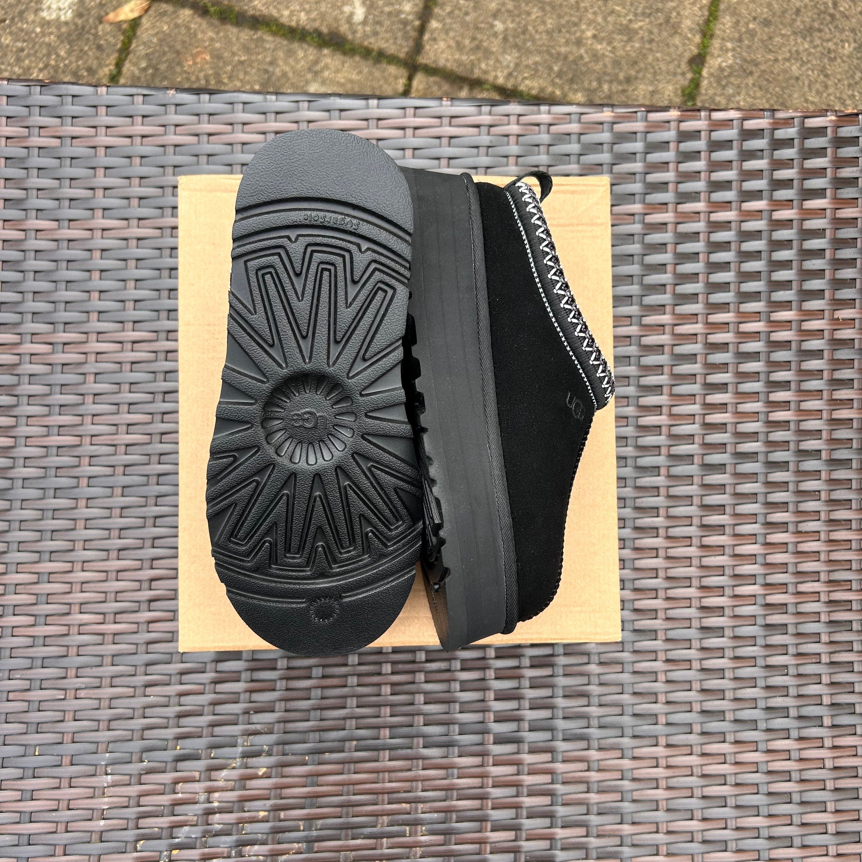 Ugg Women's 'Black' High Platform Slippers