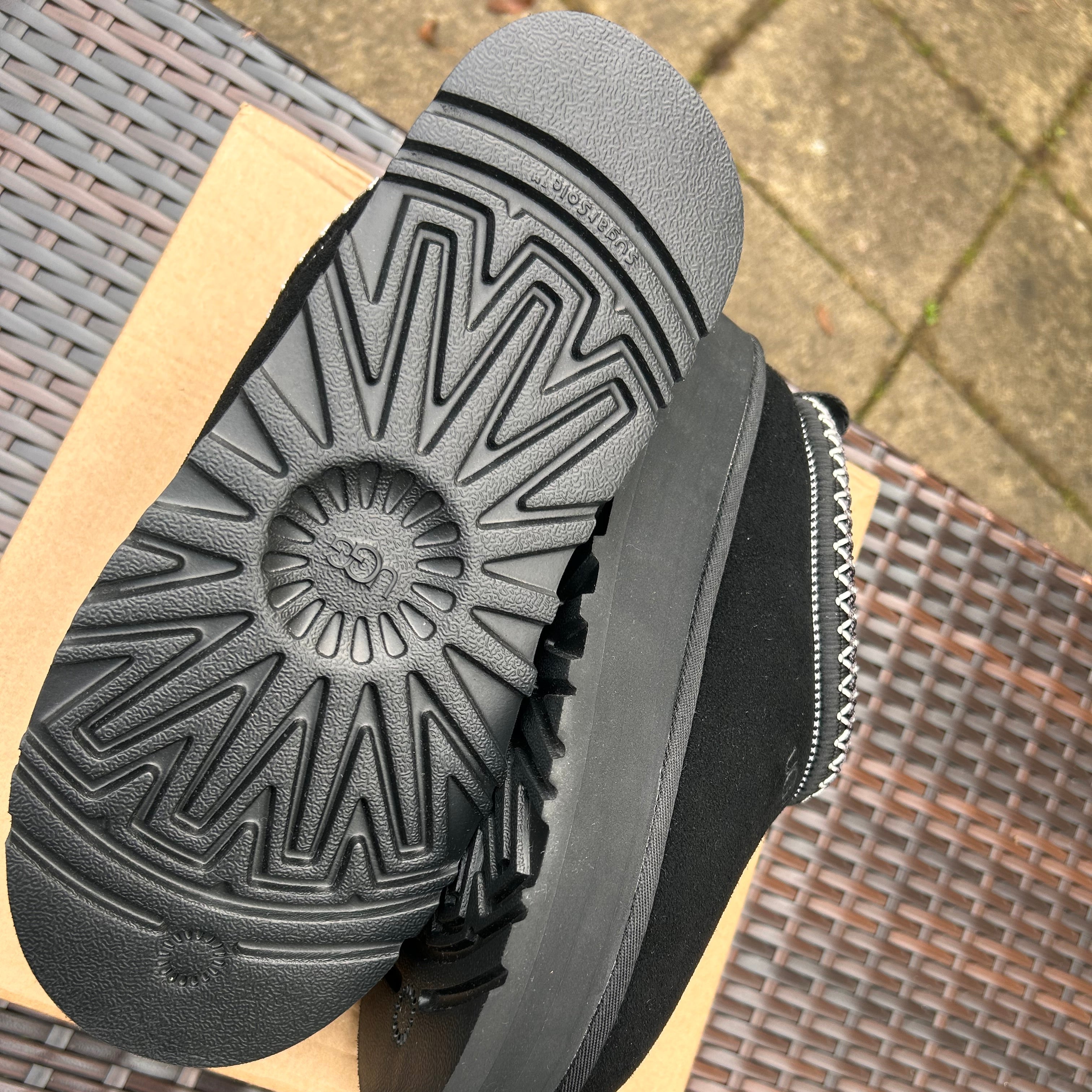 Ugg Women's 'Black' High Platform Slippers