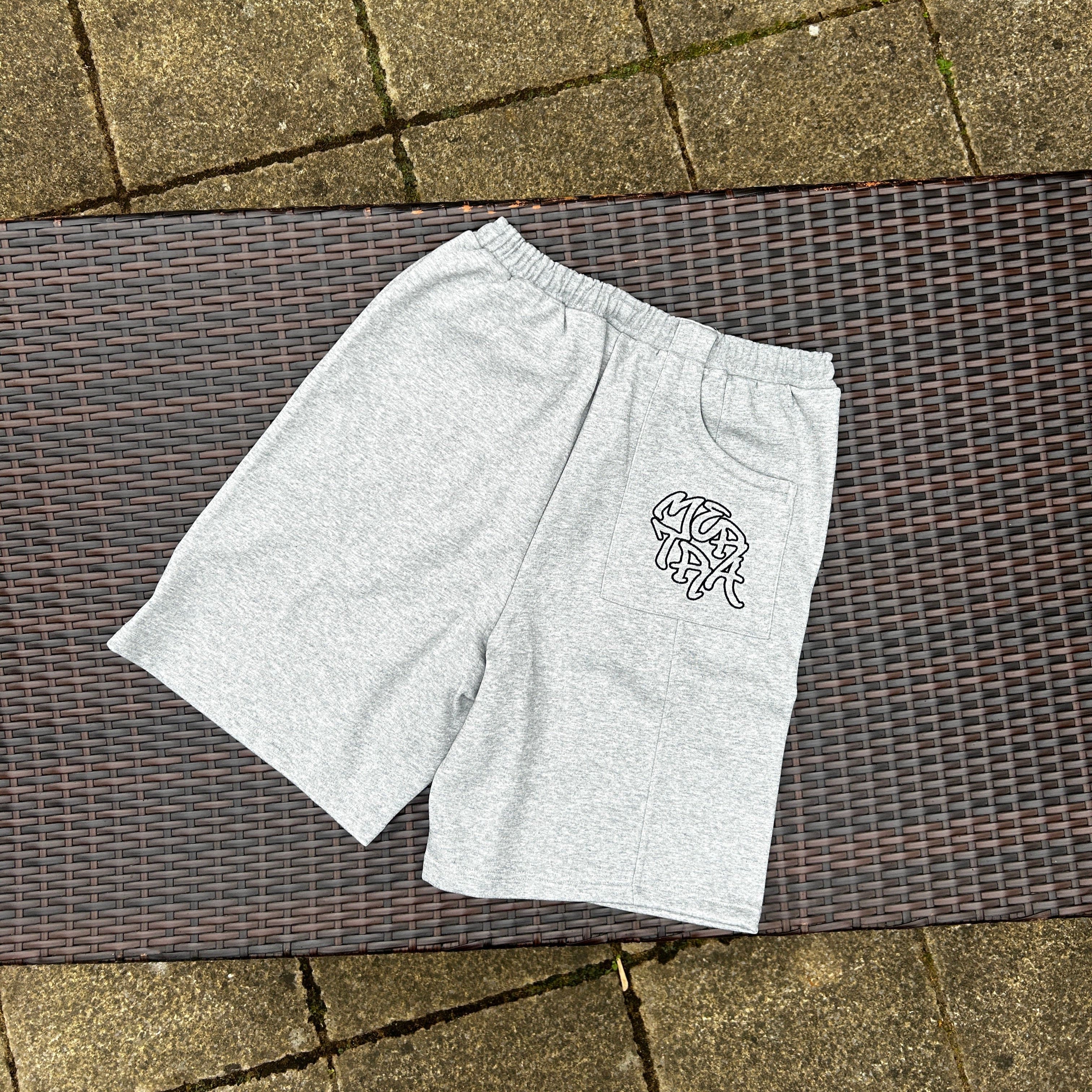 Mertra Grey Bigstep Shorts
