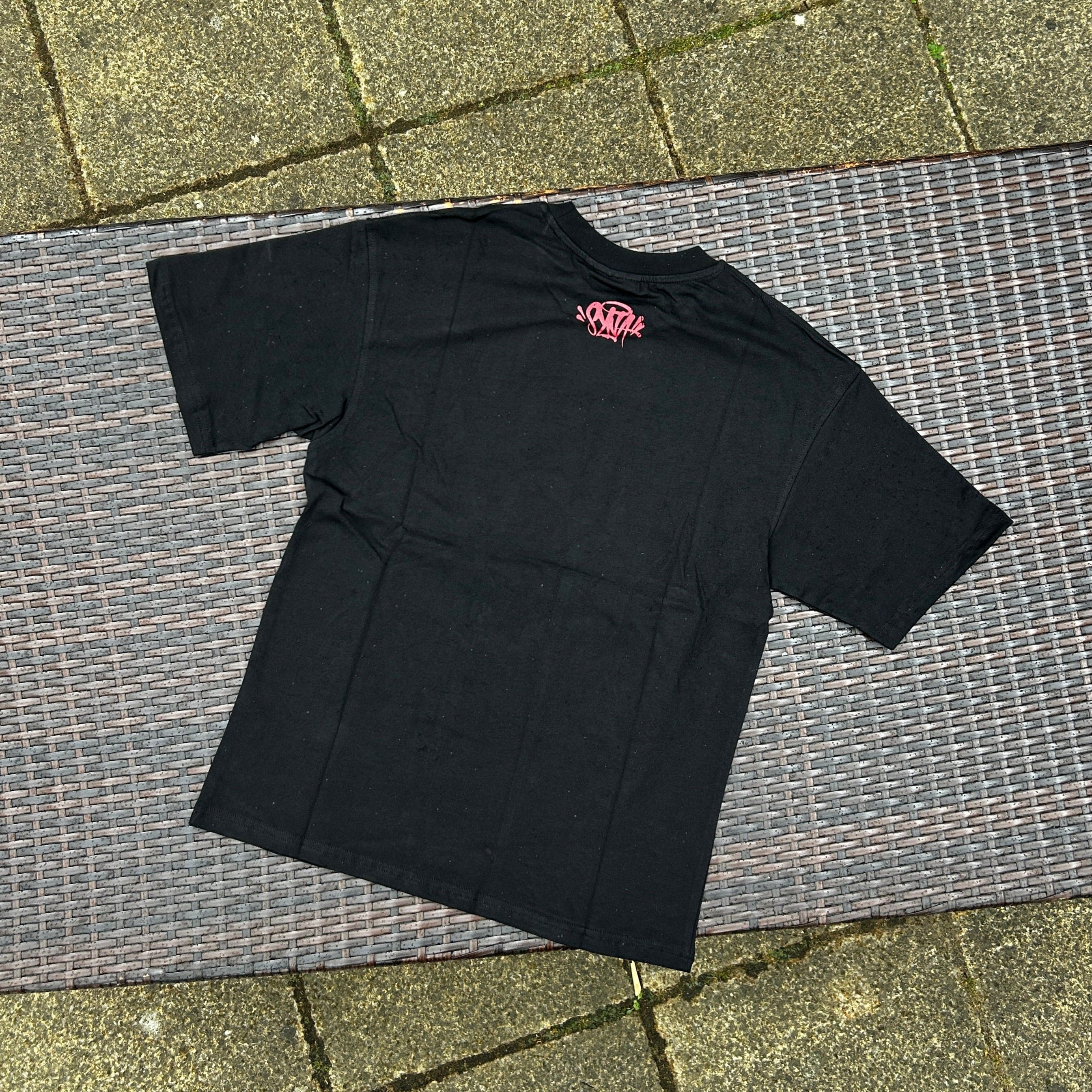 Syna World x Nemzzz Black/Red "Rent Due" T-shirt