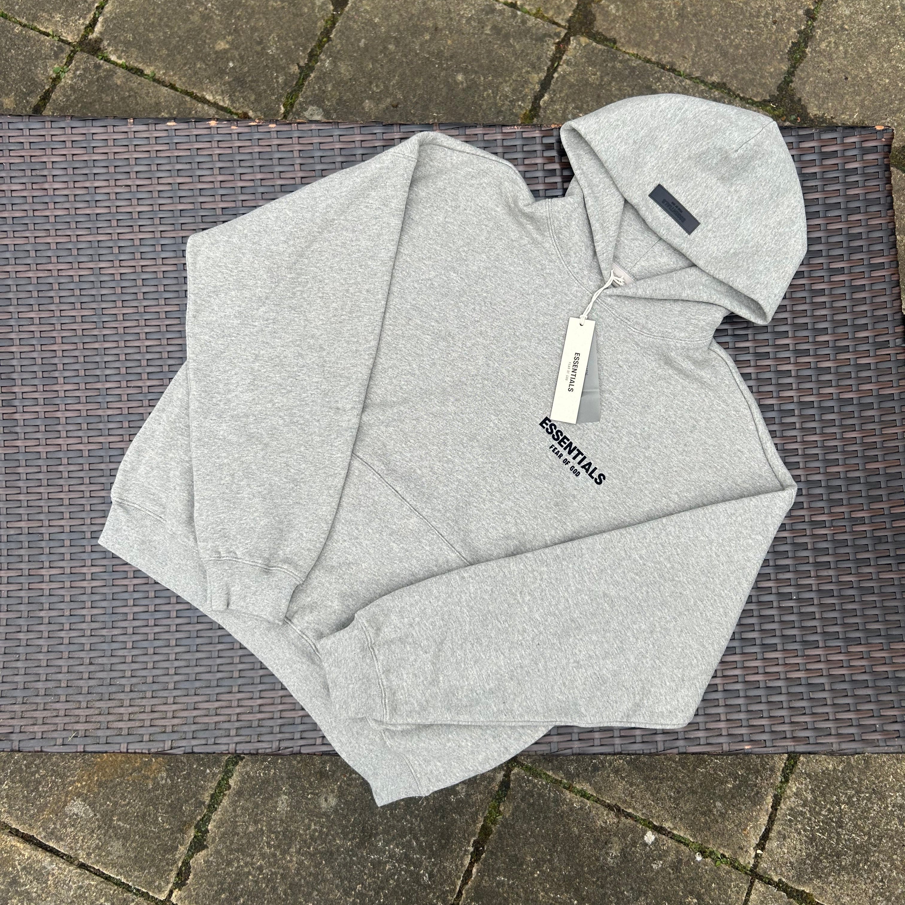 Fear Of God Essentials Dark Oatmeal Grey "SS22" Shorts Set