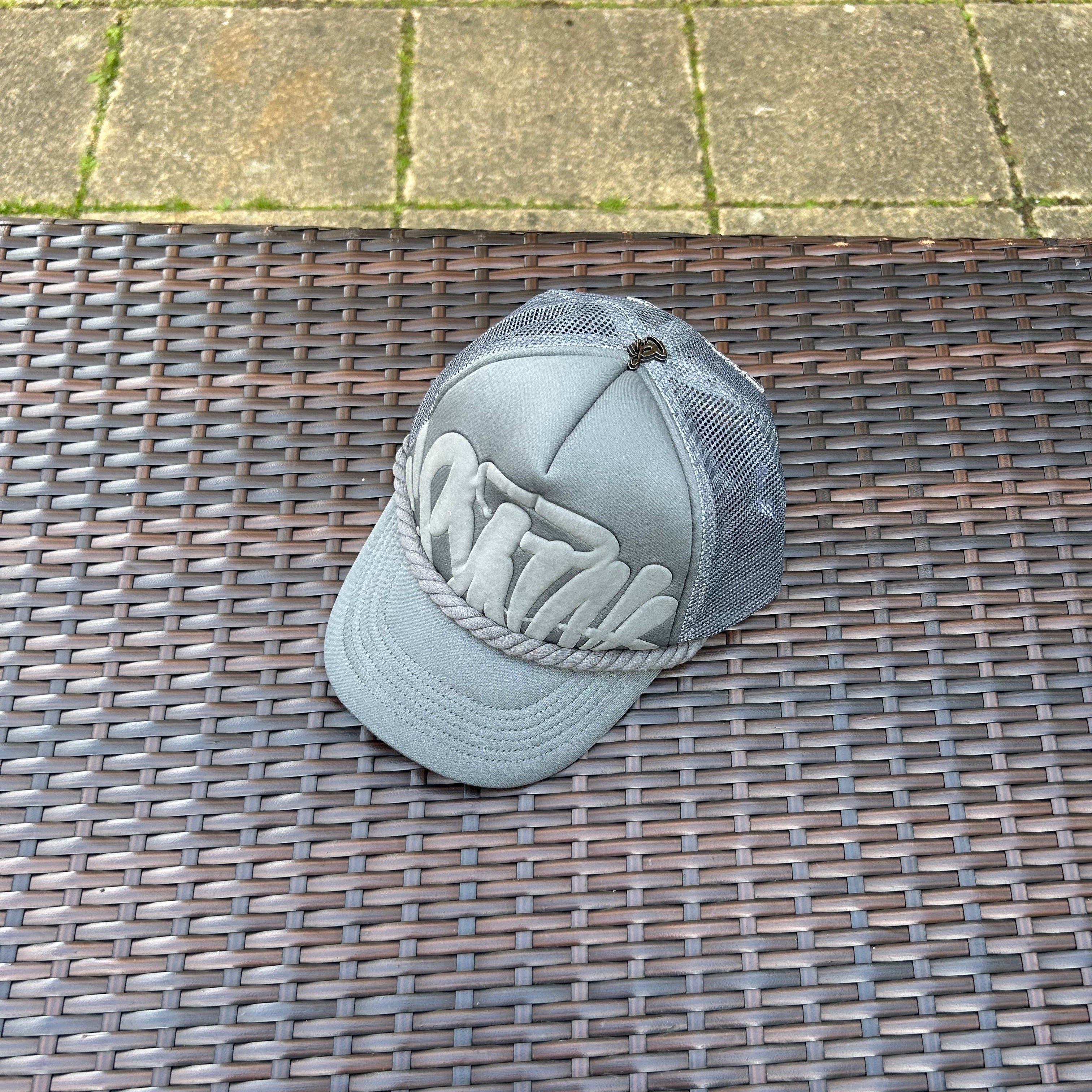 Syna World Grey Rope Trucker Hat