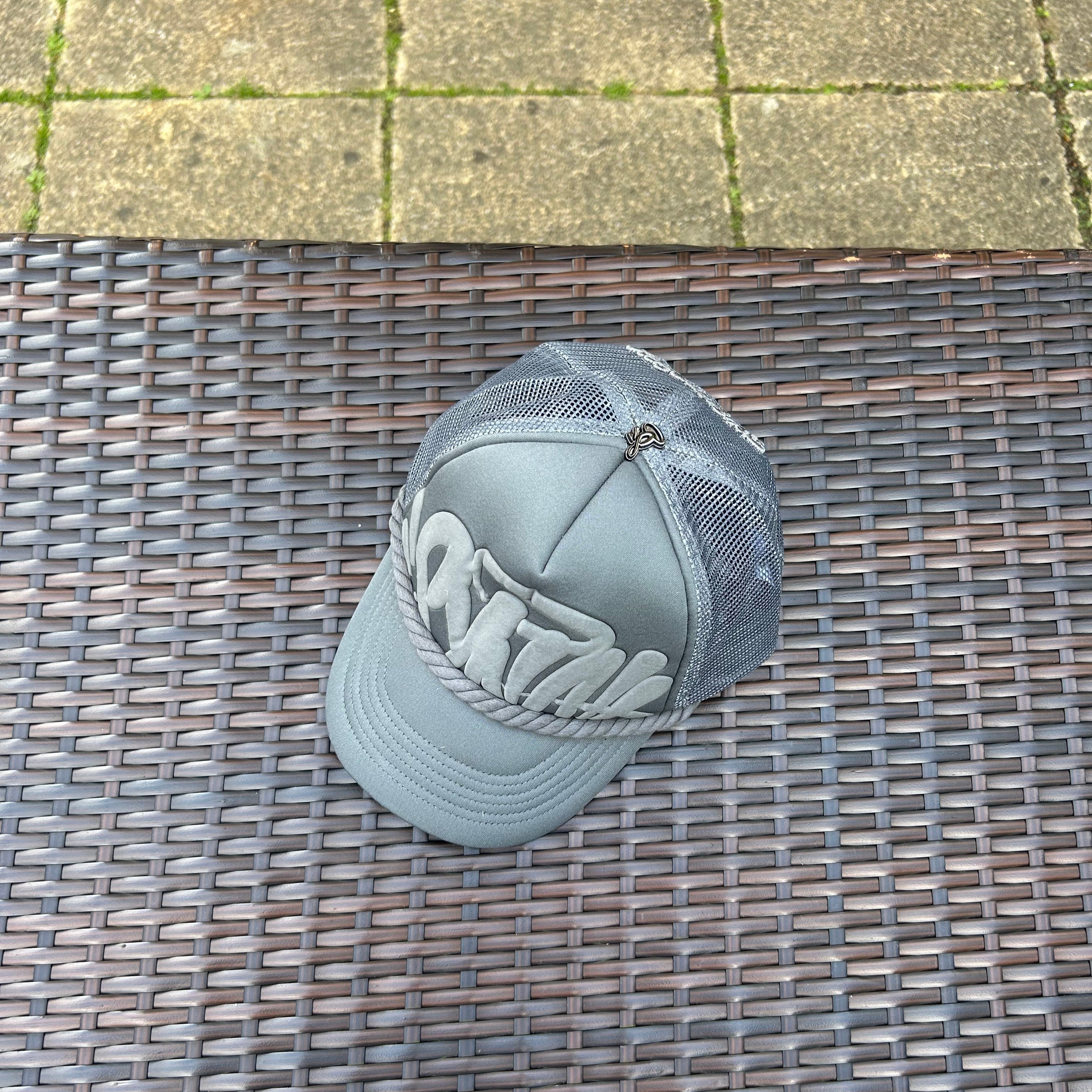 Syna World Grey Rope Trucker Hat