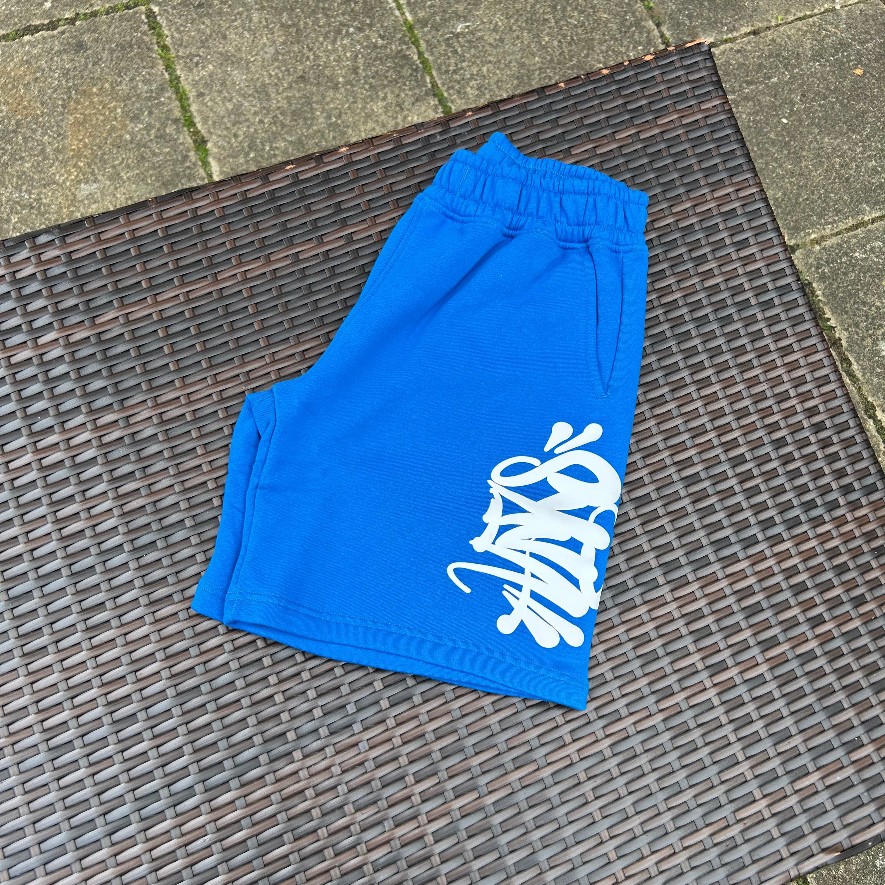 Syna World Blue/White Team Hoodie Short Set