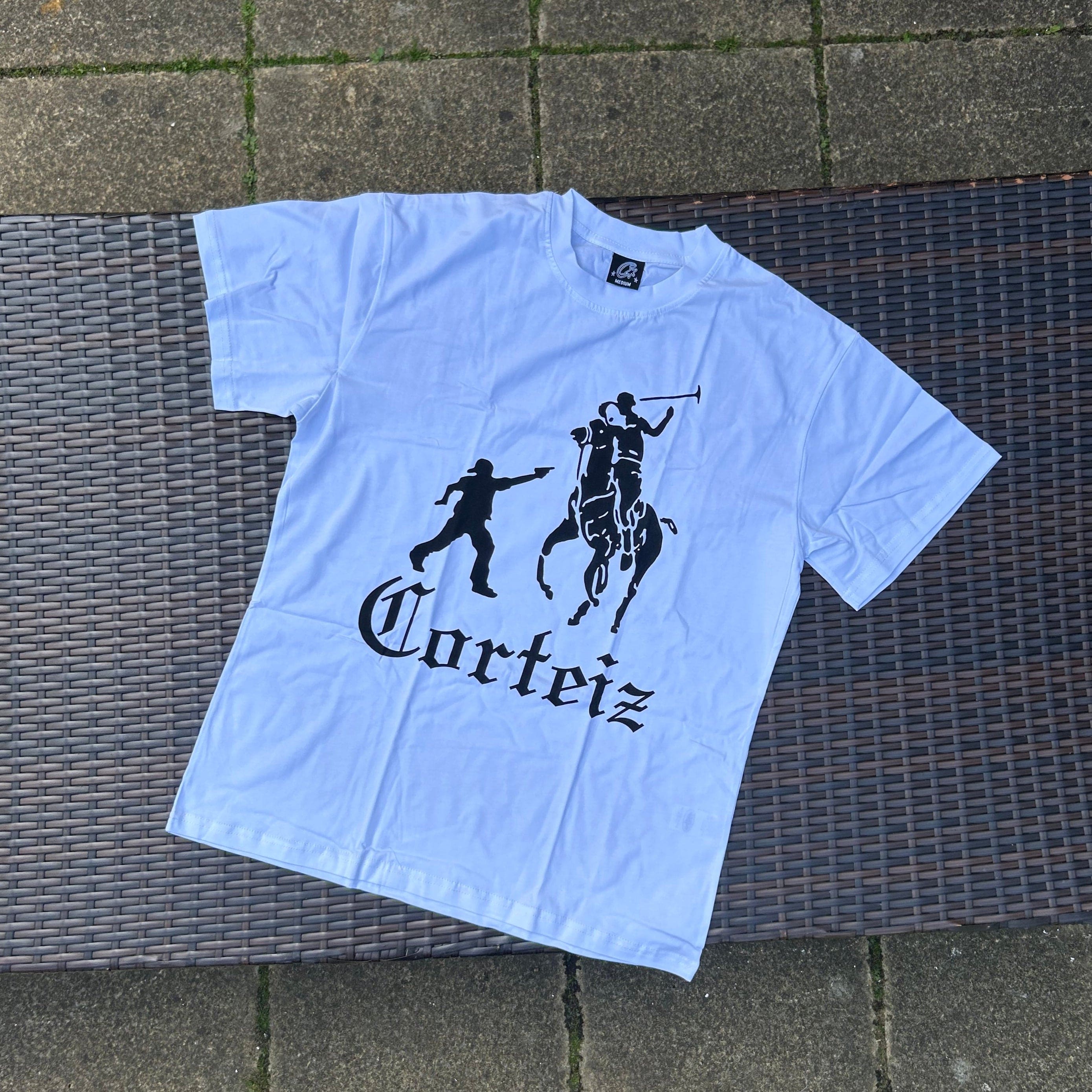 Corteiz White "Jack Boys" T Shirt