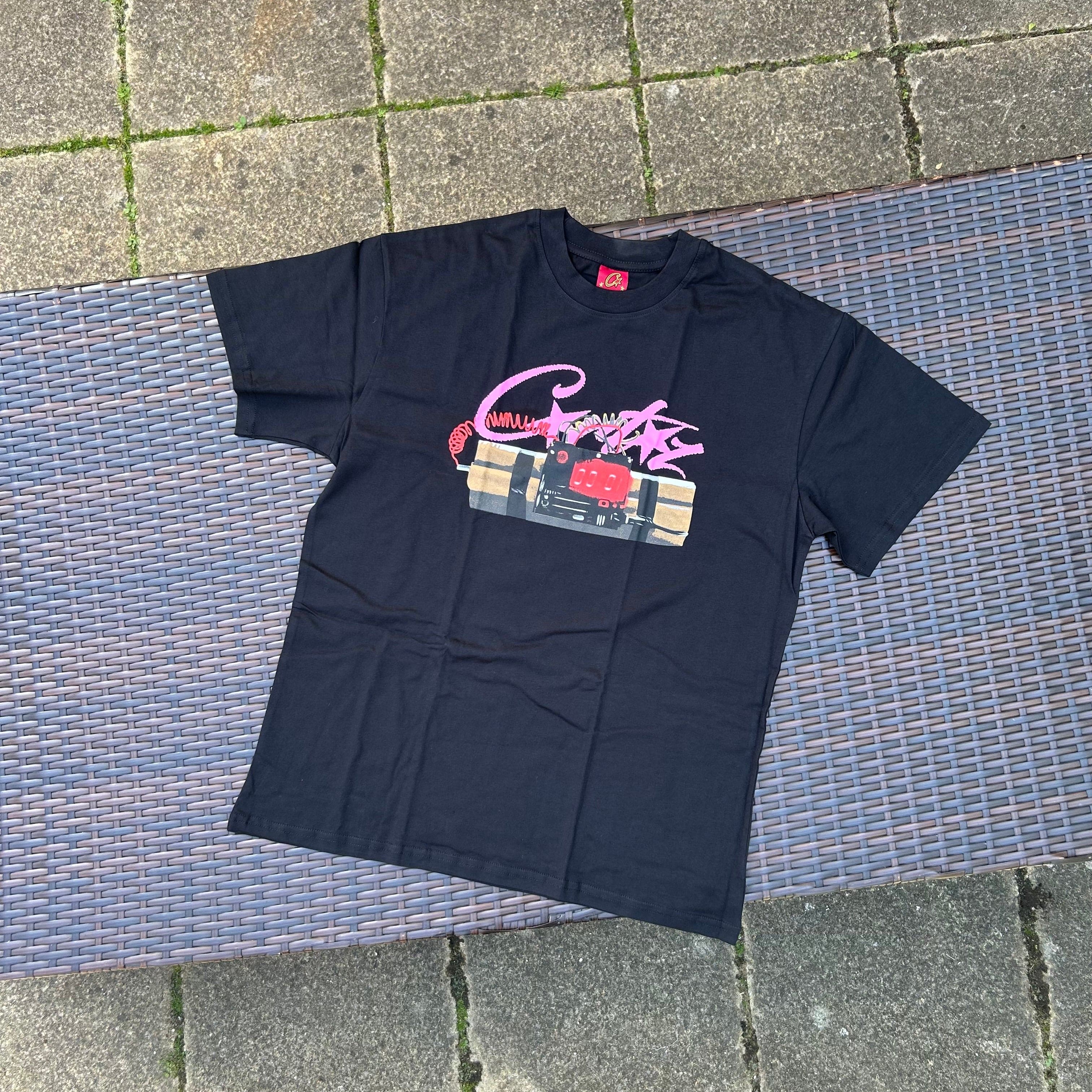 Corteiz Black "No time 4 luv" T Shirt