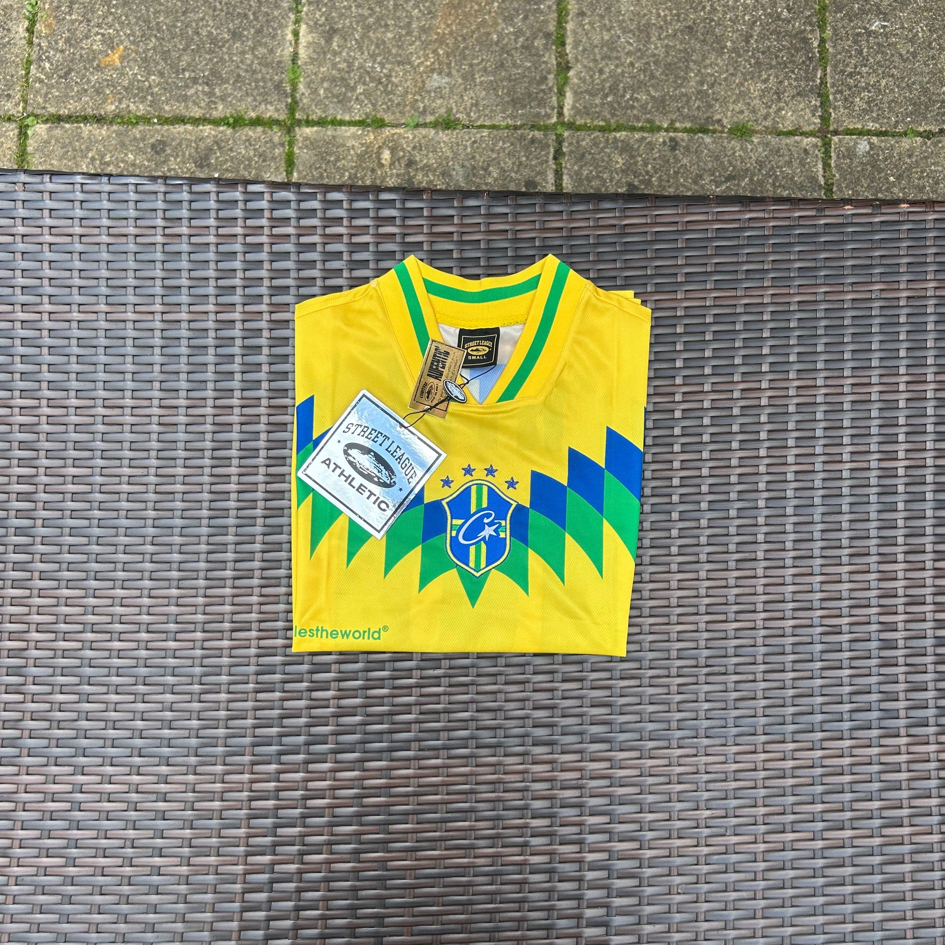 Corteiz RTW Yellow Club America Brasil Jersey