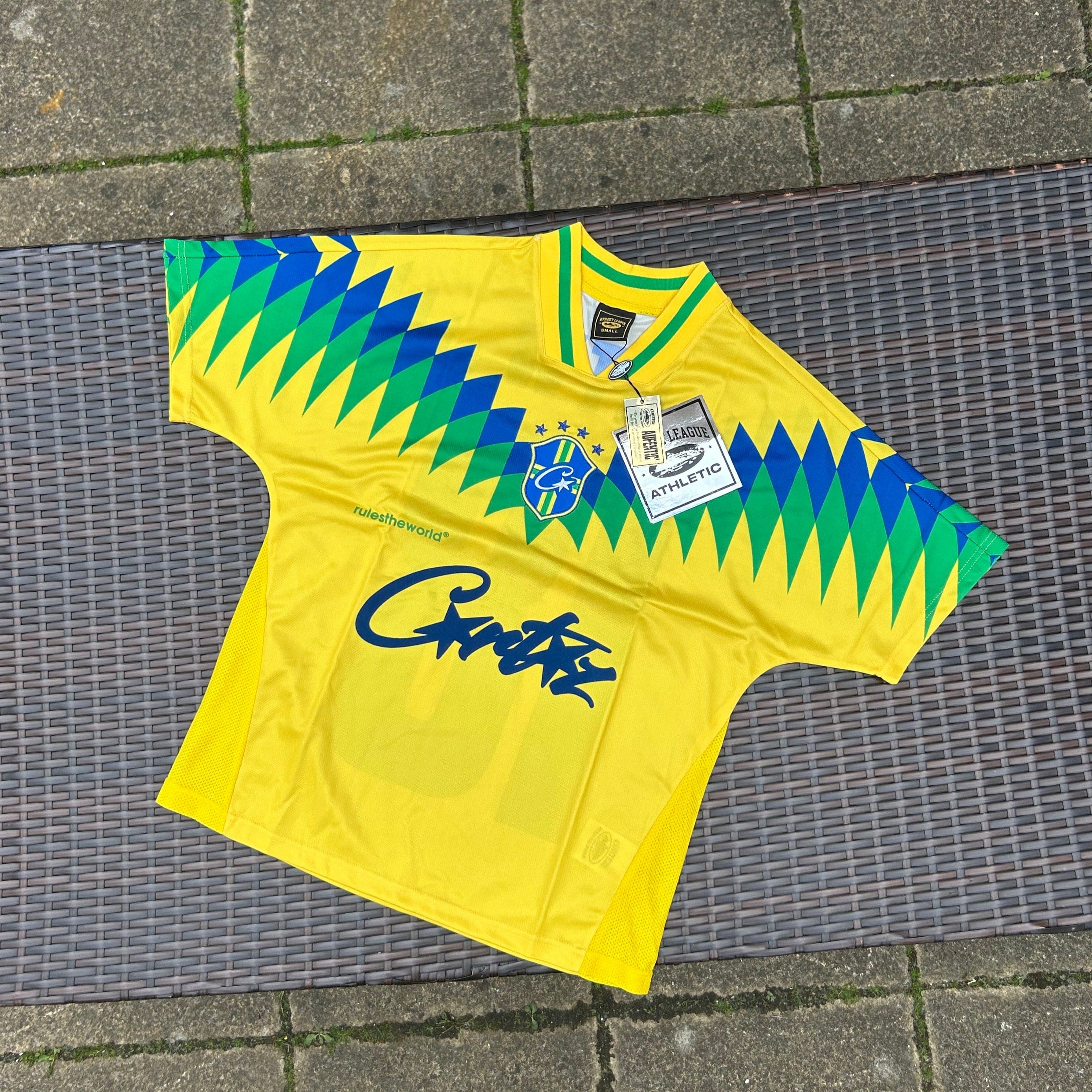 Corteiz RTW Yellow Club America Brasil Jersey